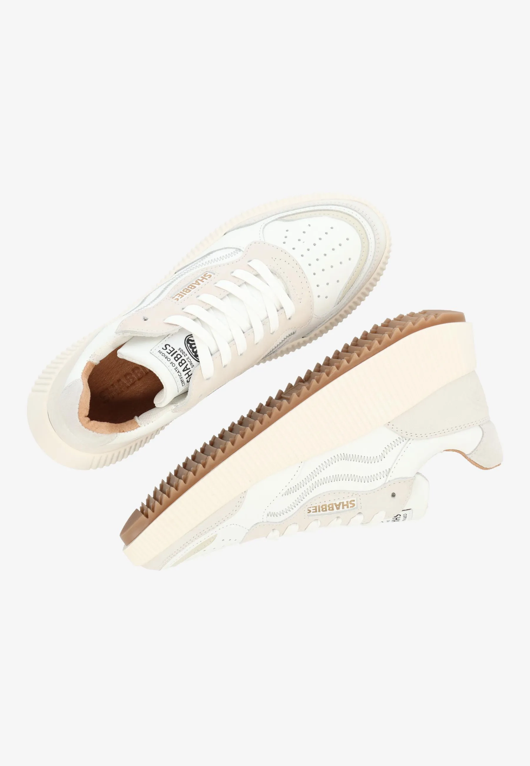 Chavi Ziggi sneaker Nubuck Wit/Beige