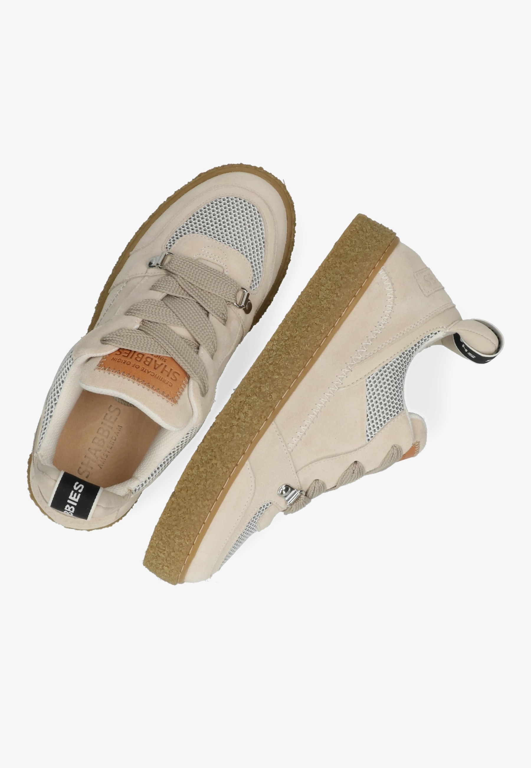 Chewy Unna sneaker Suède Zand