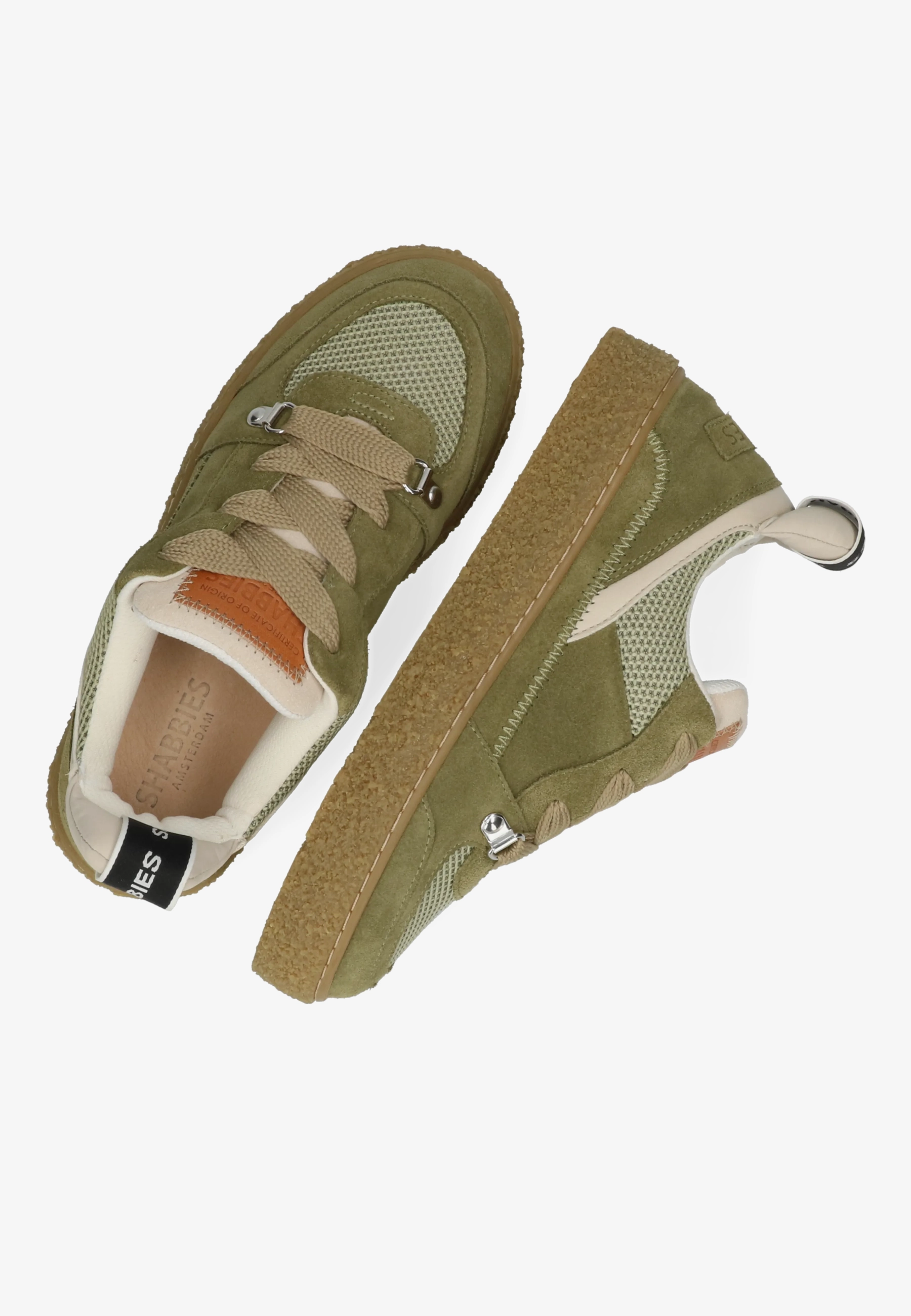 Chewy Unna sneaker Suède Khaki