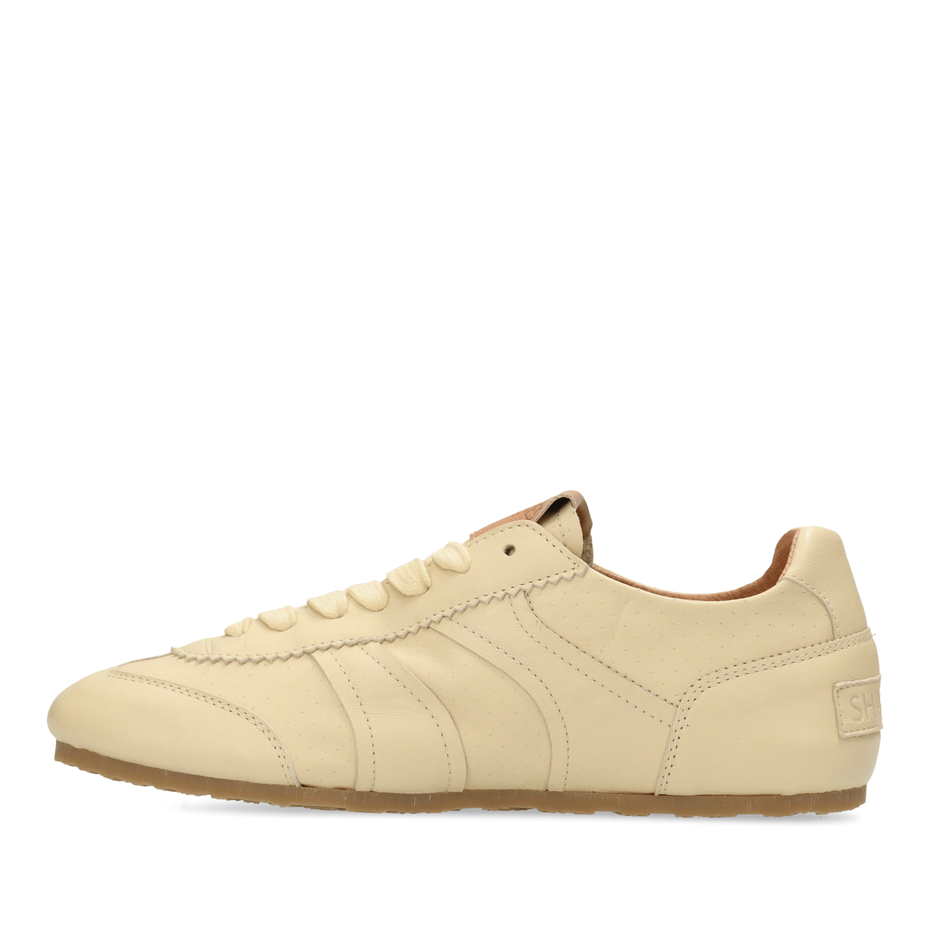 Ciska Base Sneaker Leather Pastel Yellow