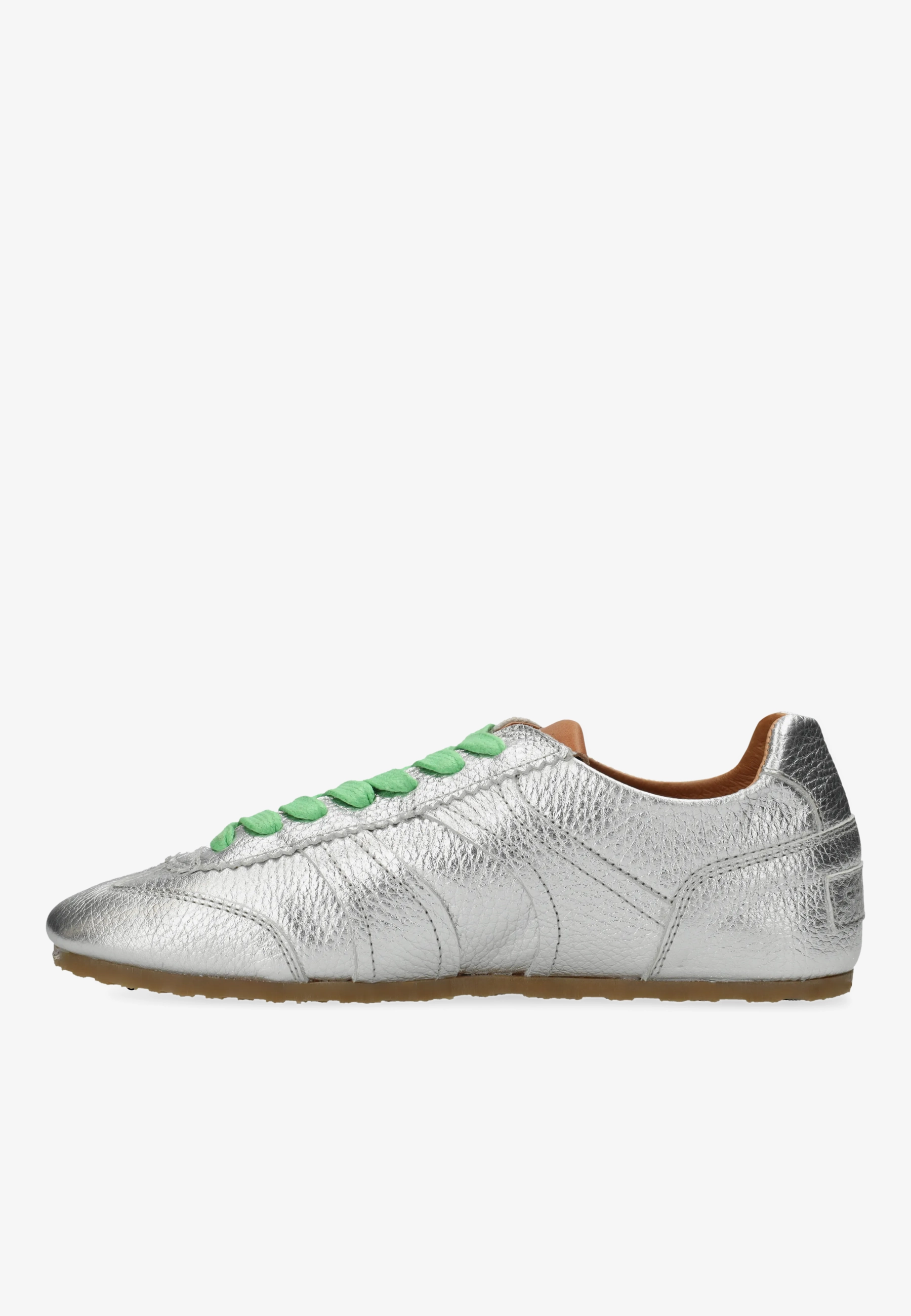 Ciska Base sneaker Metallic Zilver