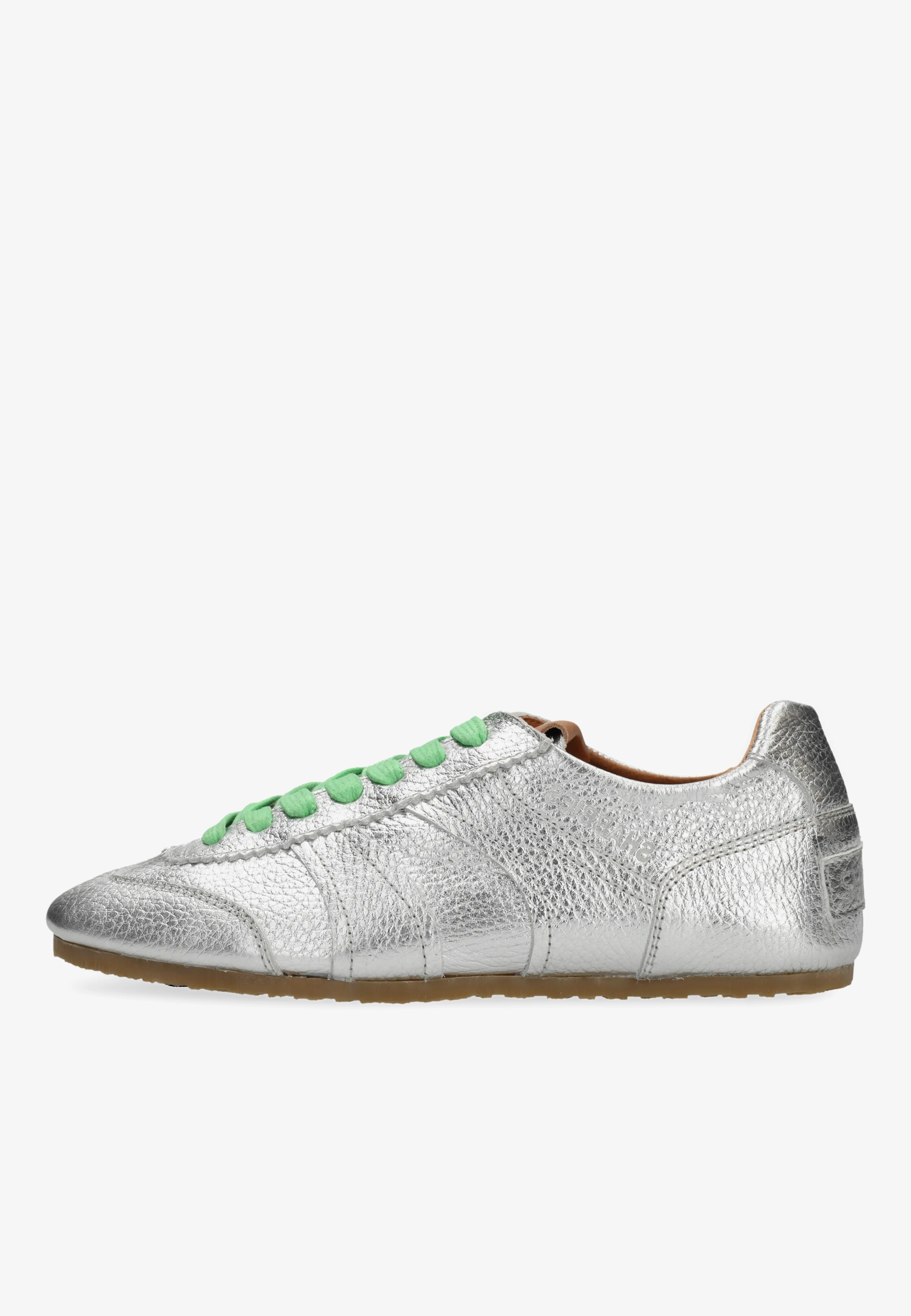 Ciska Base sneaker Metallic Zilver