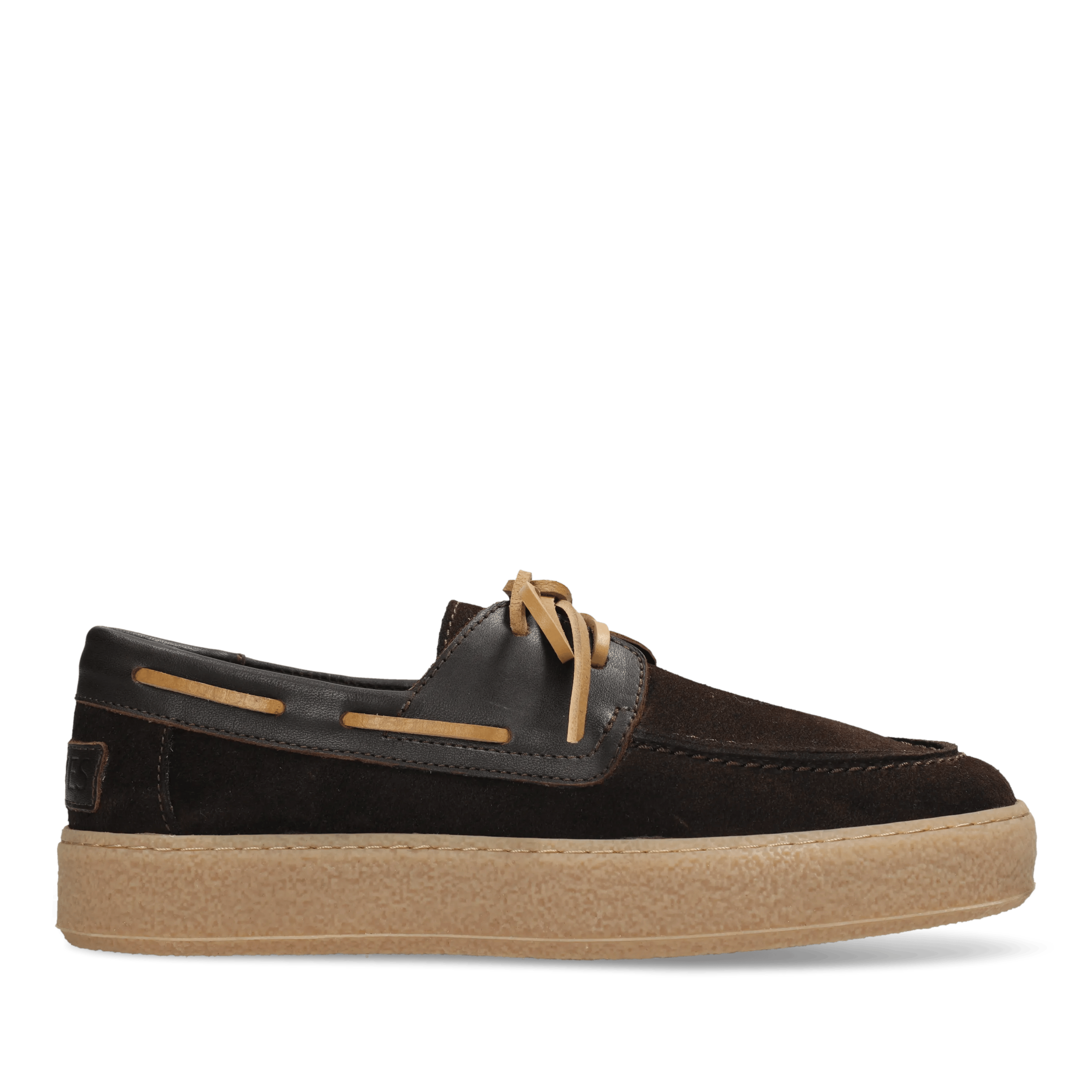 Shabbies Amsterdam Women | Dark brown boat shoes