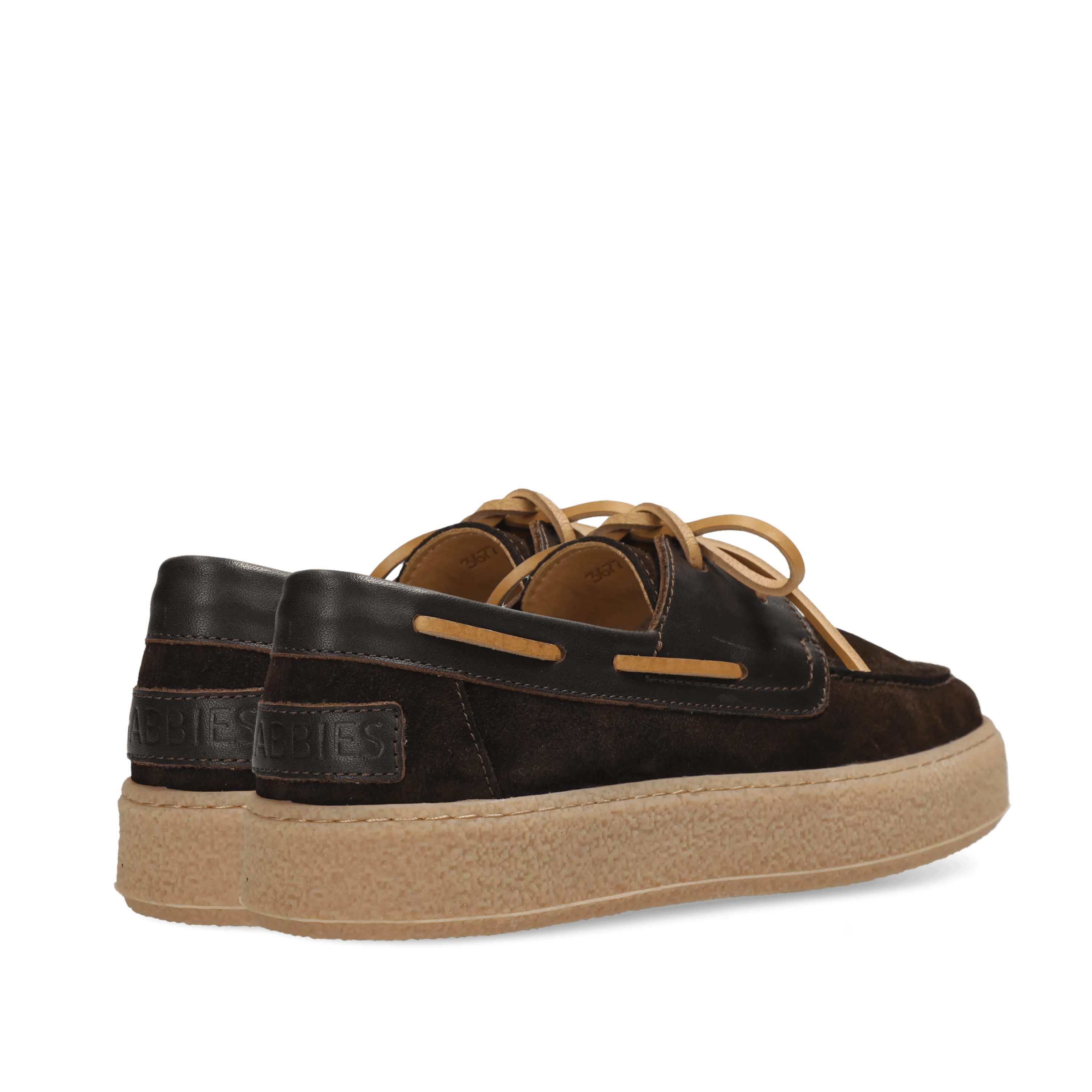 Shabbies Amsterdam Women | Dark brown boat shoes