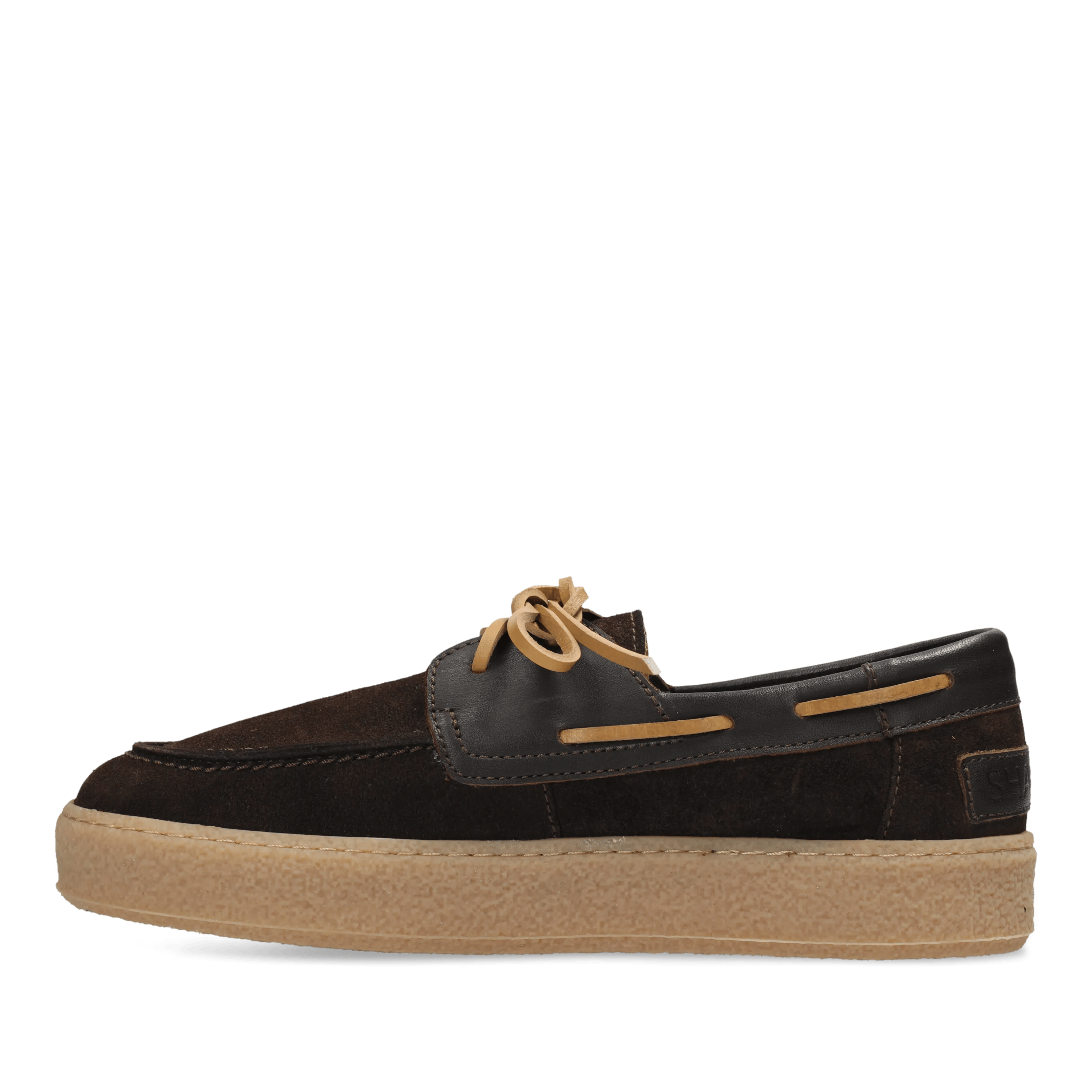Shabbies Amsterdam Women | Dark brown boat shoes