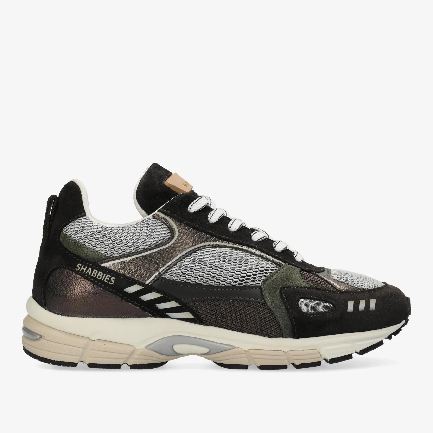 Abbey Masha sneaker Mesh Donkerbruin