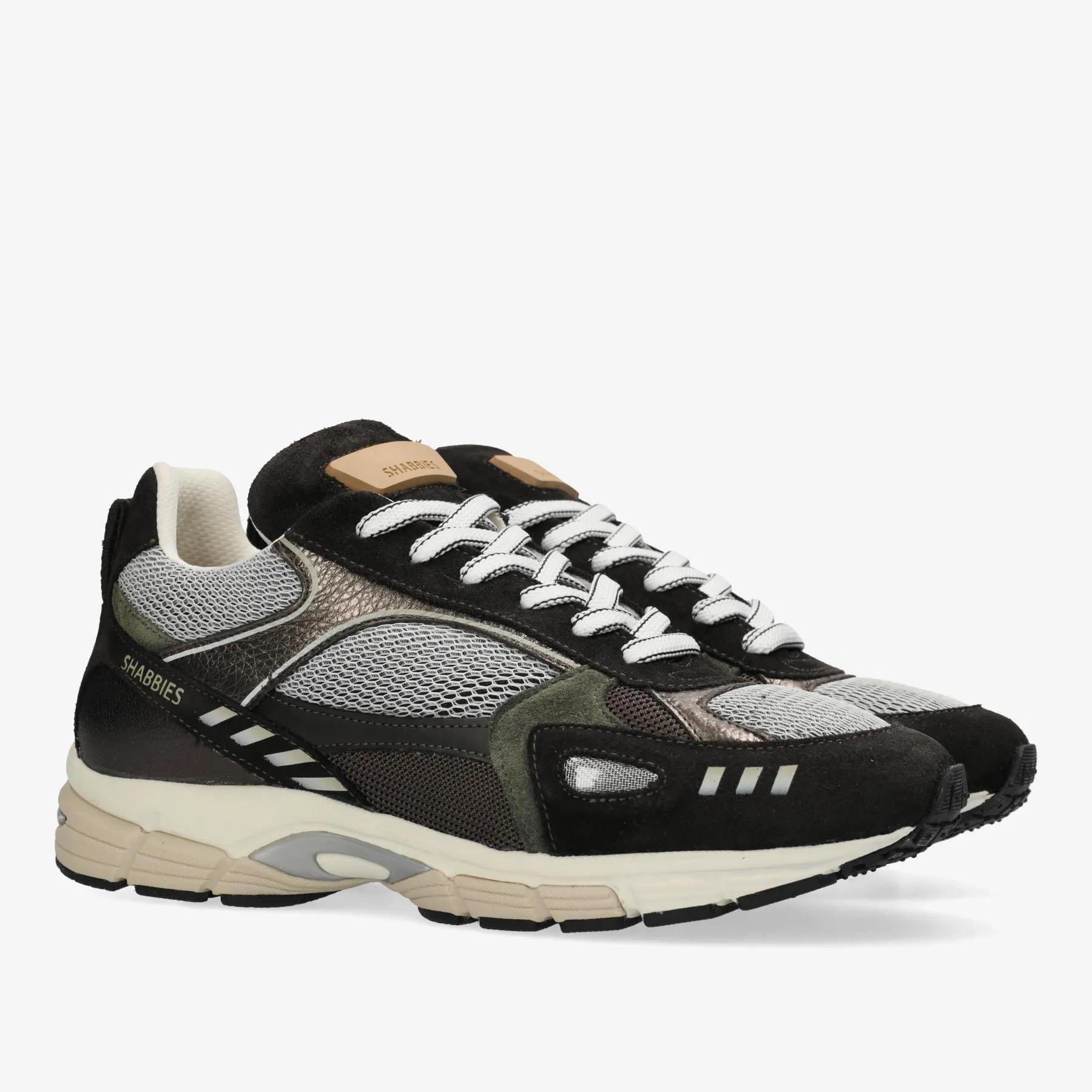 Abbey Masha sneaker Mesh Donkerbruin