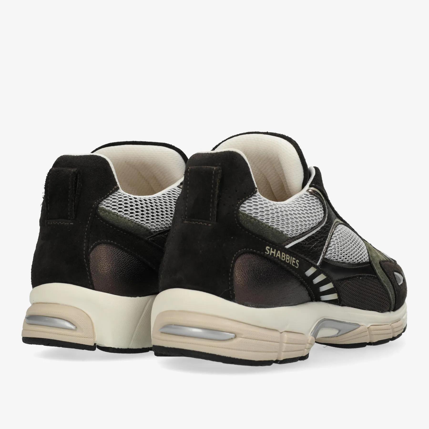 Abbey Masha sneaker Mesh Donkerbruin