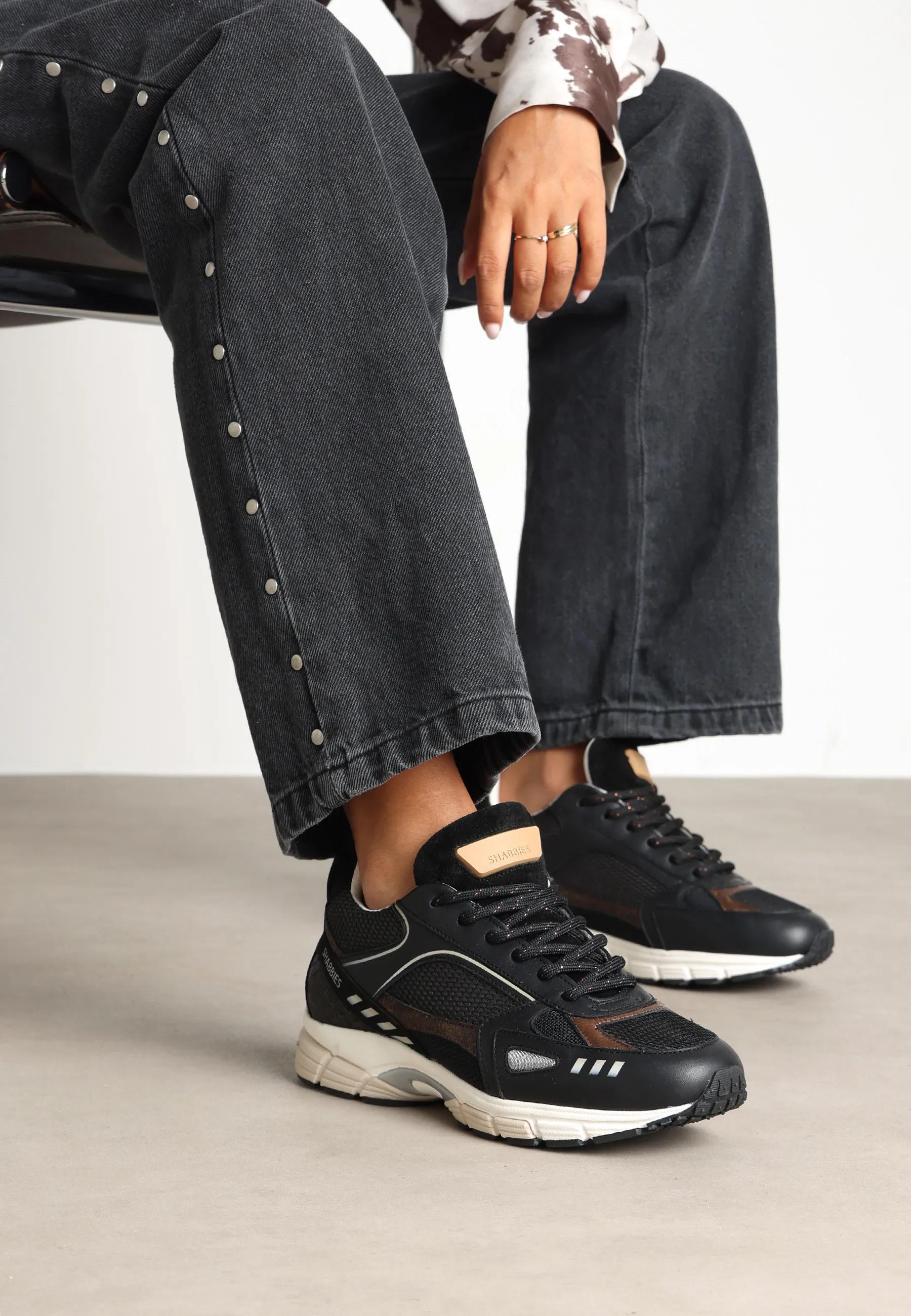 Abbey Masha sneaker Mesh Zwart