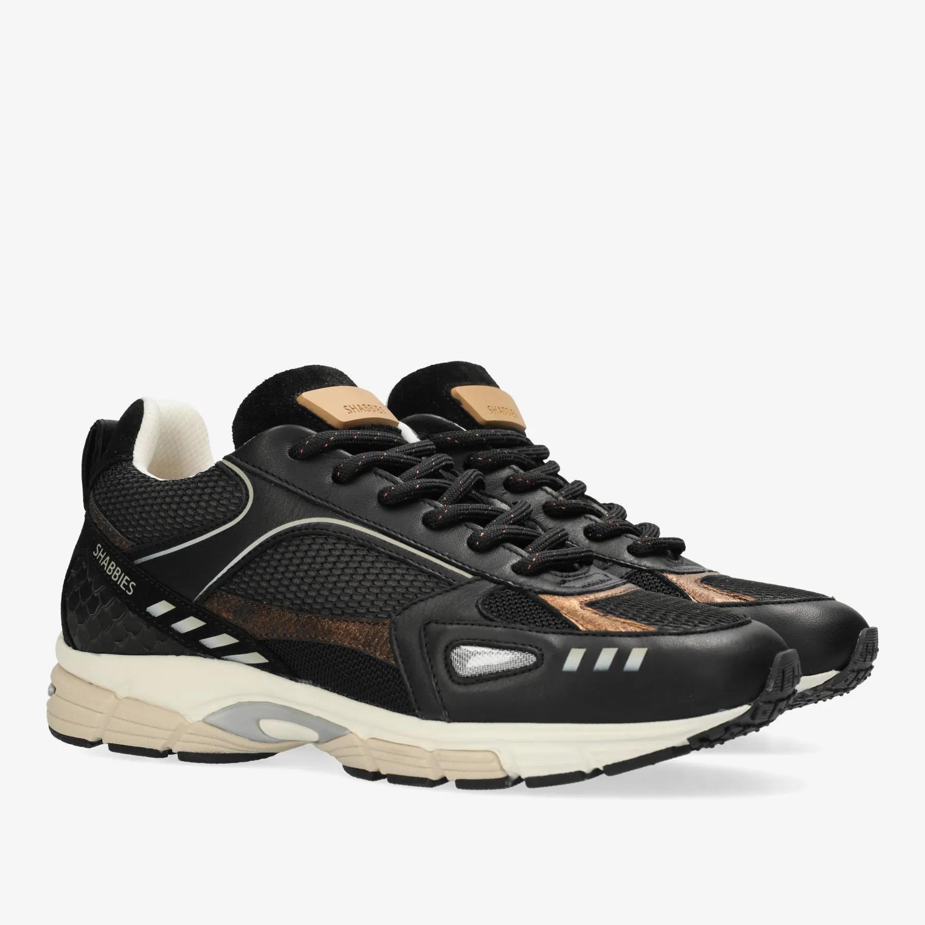 Abbey Masha sneaker Mesh Zwart