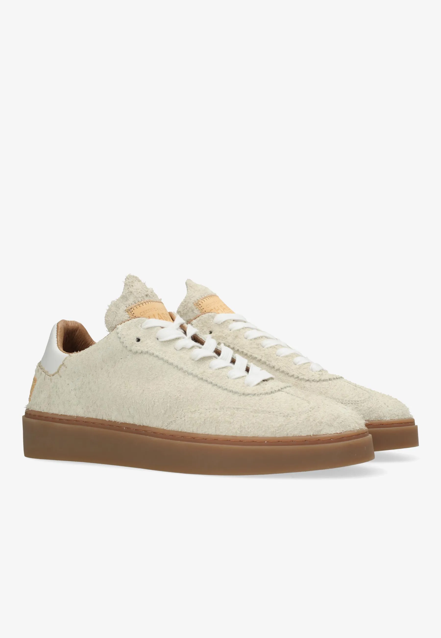 Bossa Nuovo sneaker hairy suède Gebroken wit