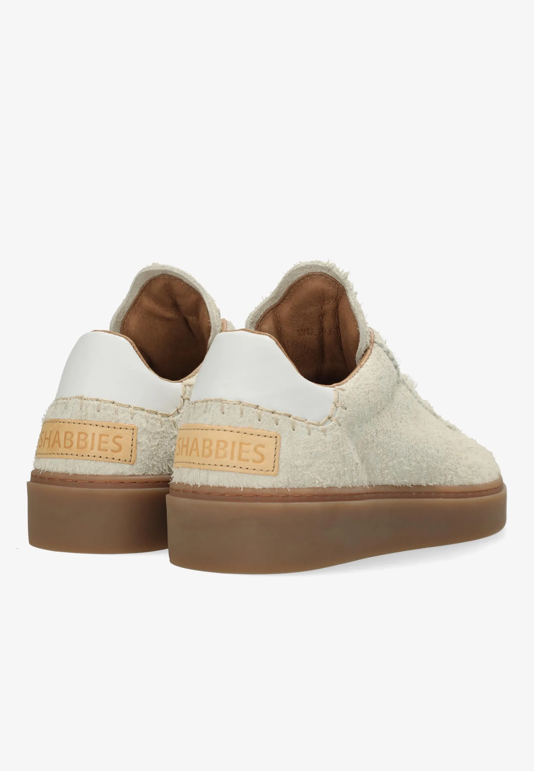 Bossa Nuovo sneaker hairy suède Gebroken wit