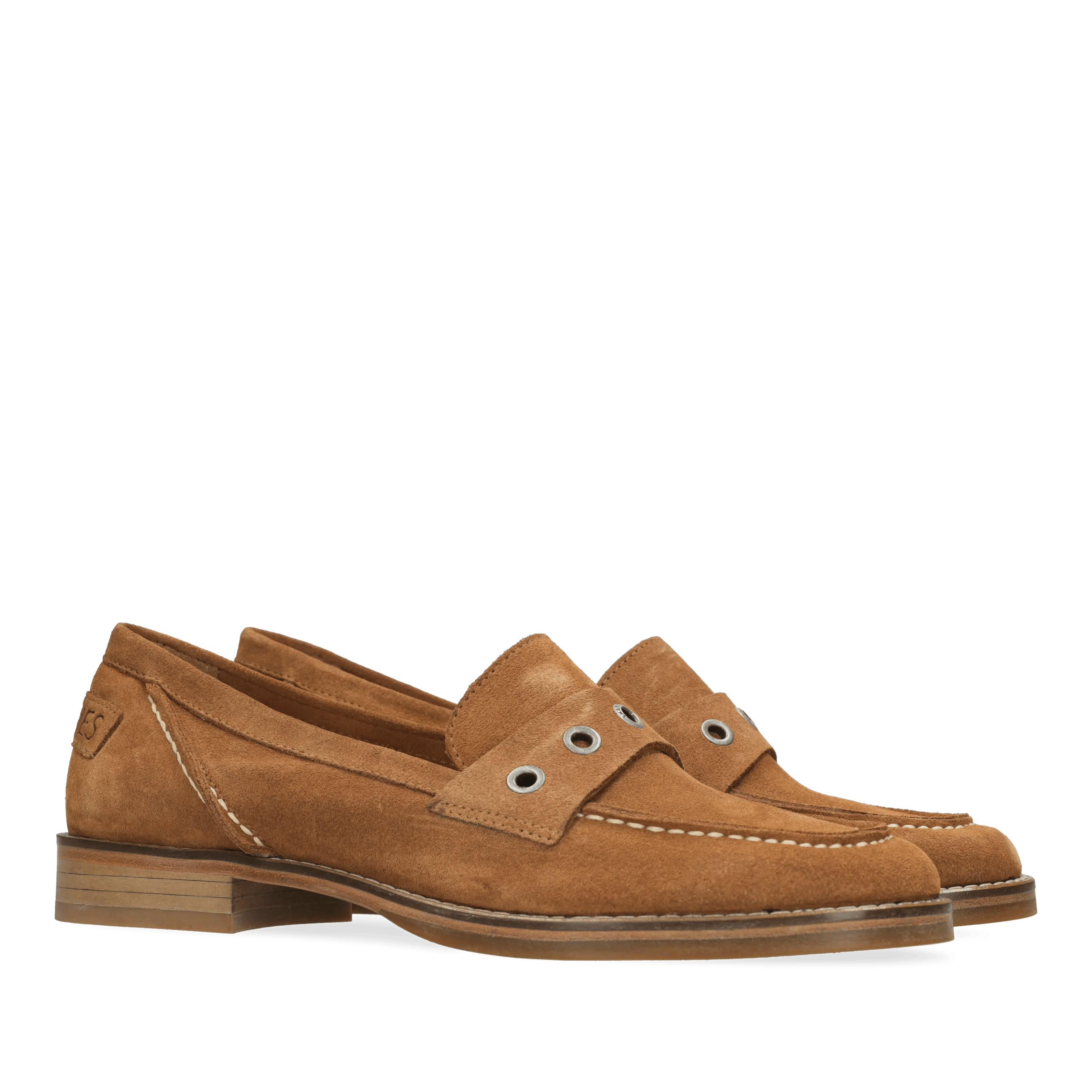 Fes Lofa loafers Suède Cognac