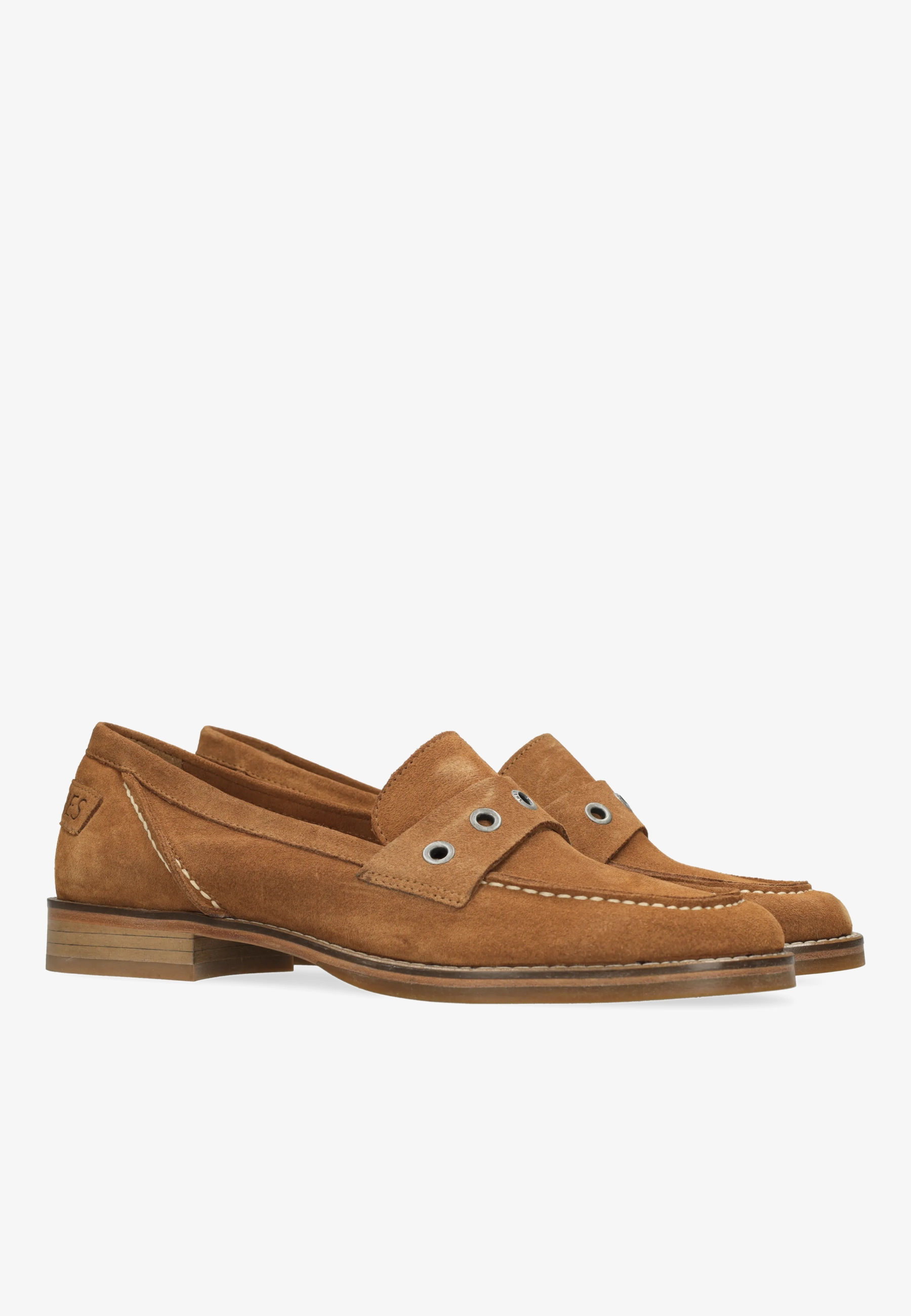 Fes Lofa loafers Suède Cognac