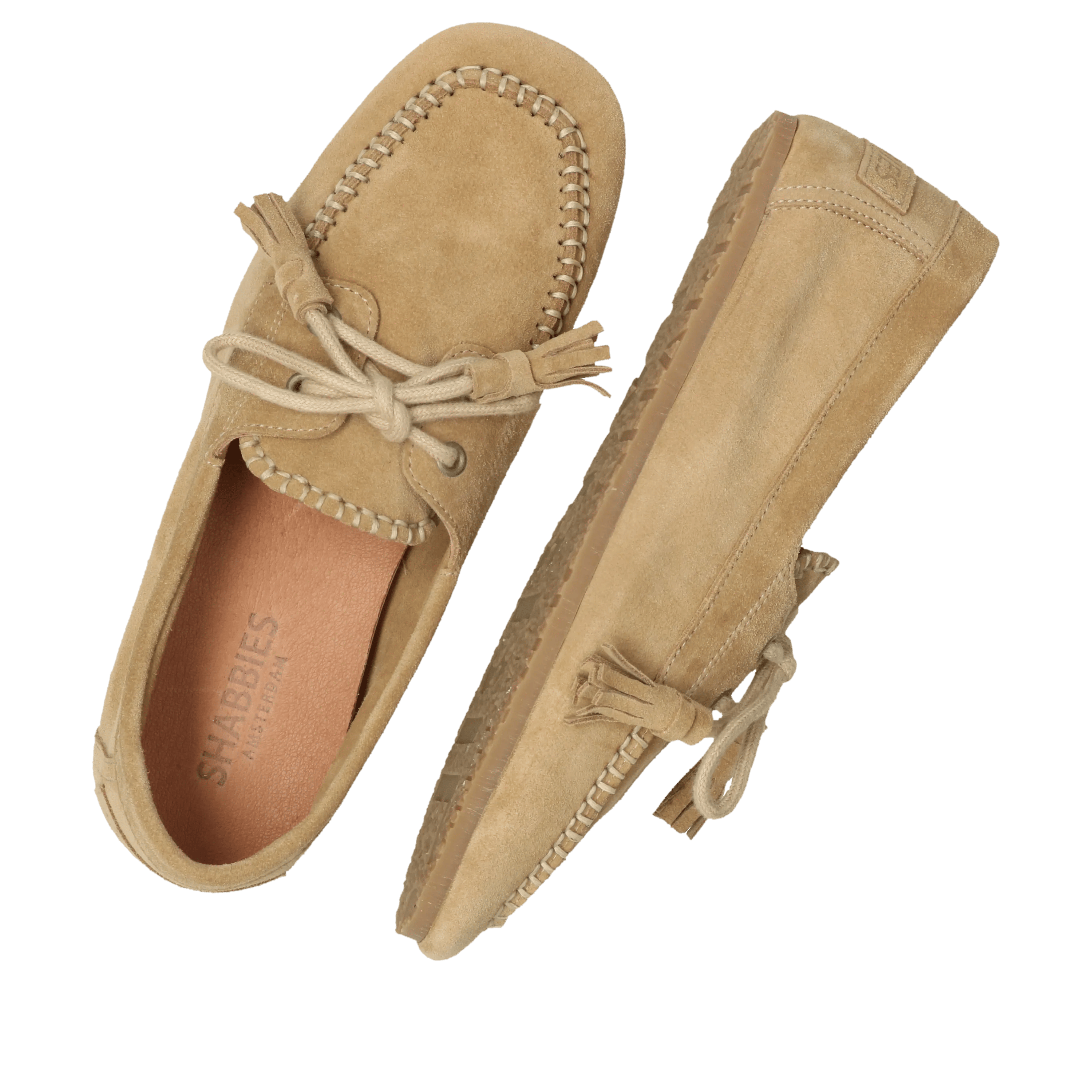 Ciska Mocca mocassin Suède Beige