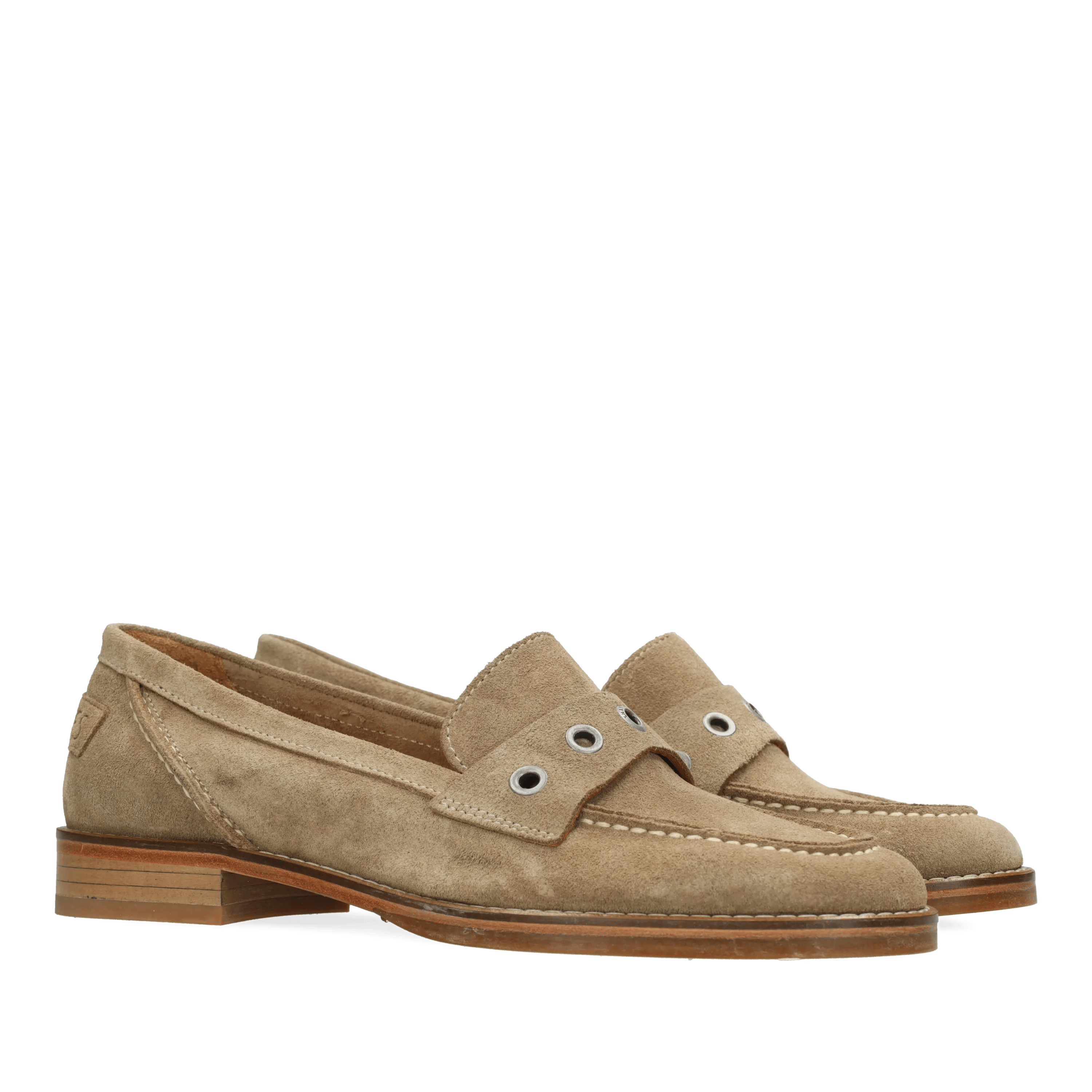 Fes Lofa loafers Gulcu suède Taupe