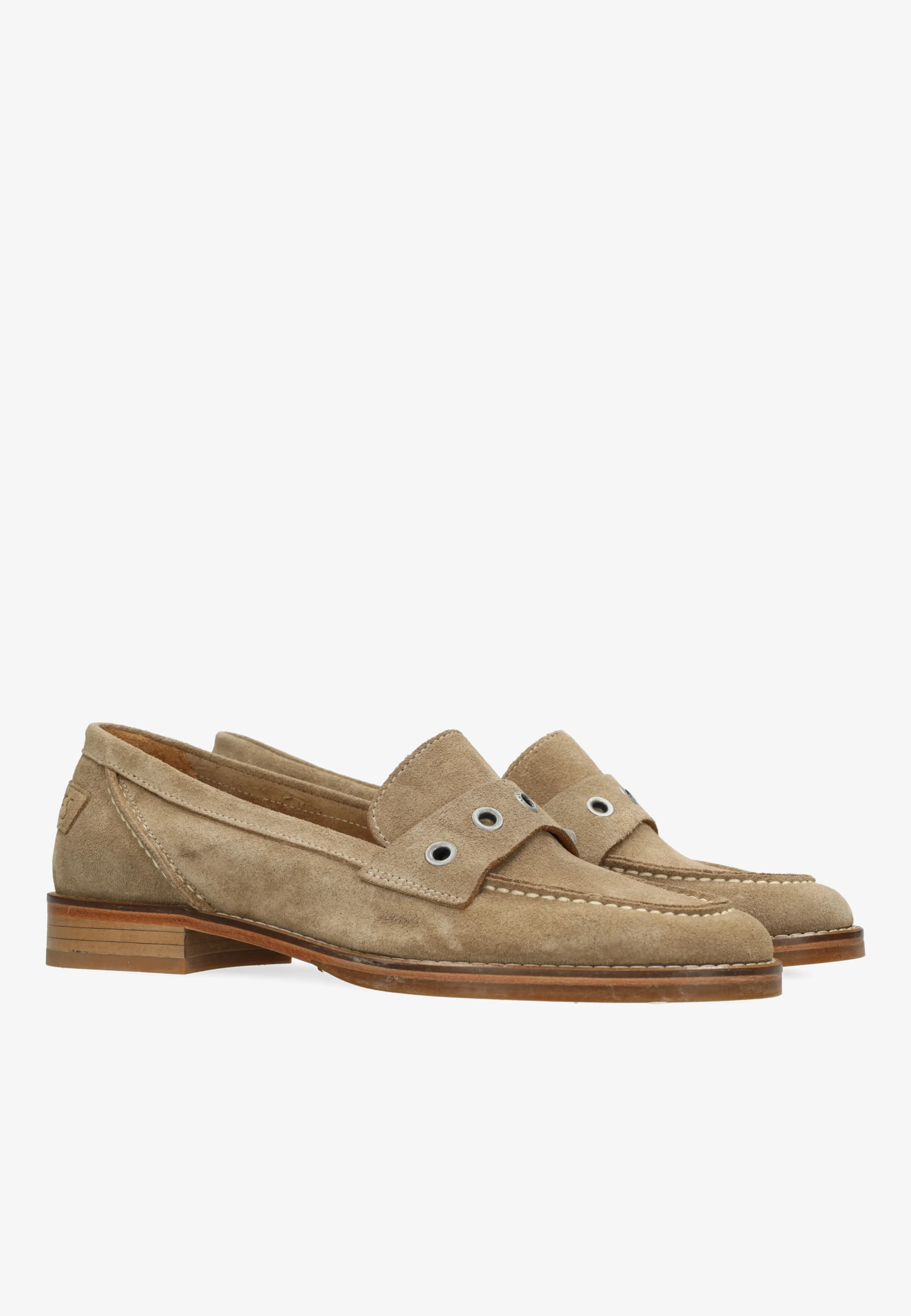 Fes Lofa loafers Gulcu suède Taupe