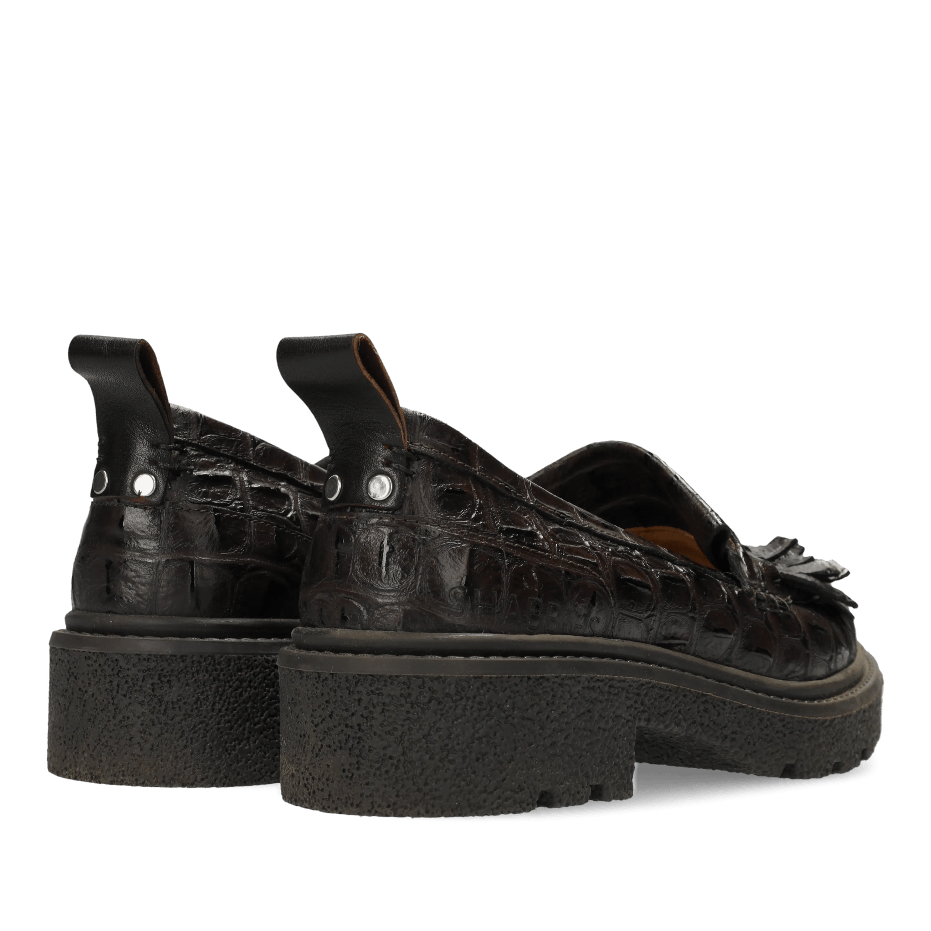 JACY LOFA loafer croco Dark Brown