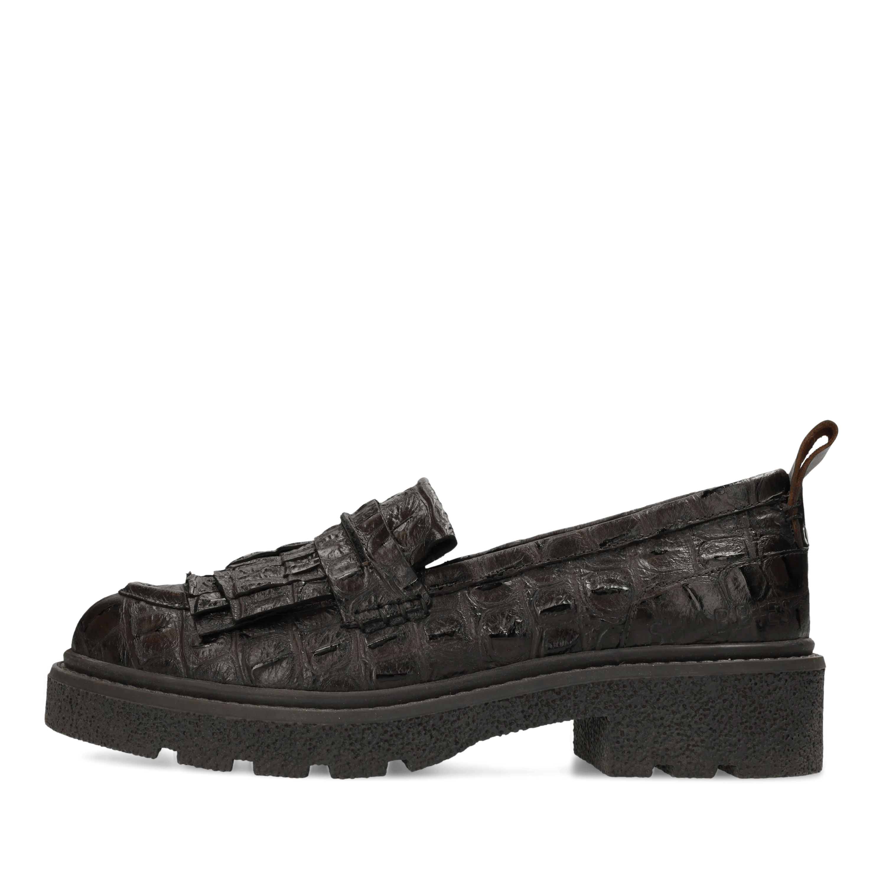 JACY LOFA loafer croco Dark Brown