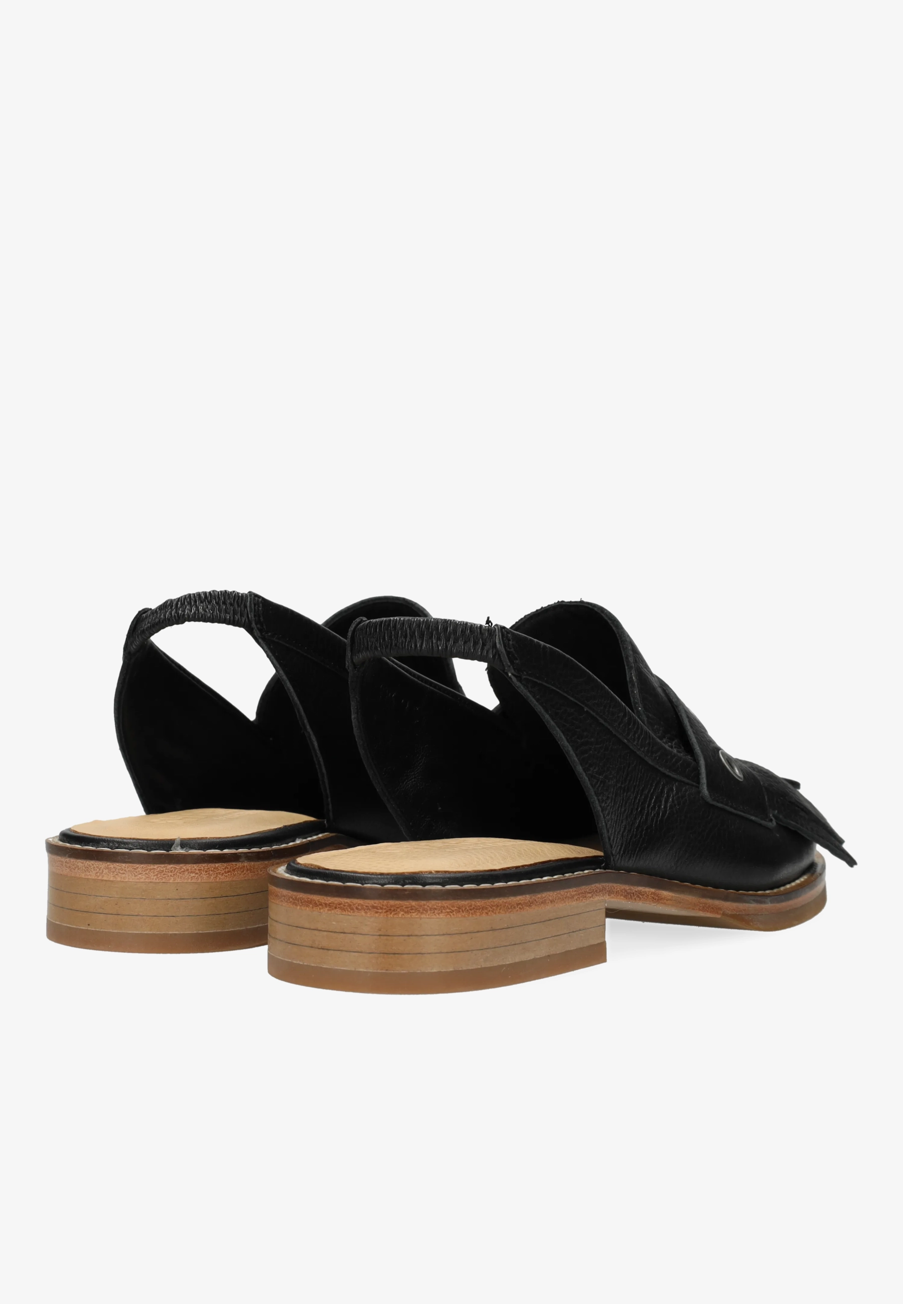 Fes slingback Leer Zwart