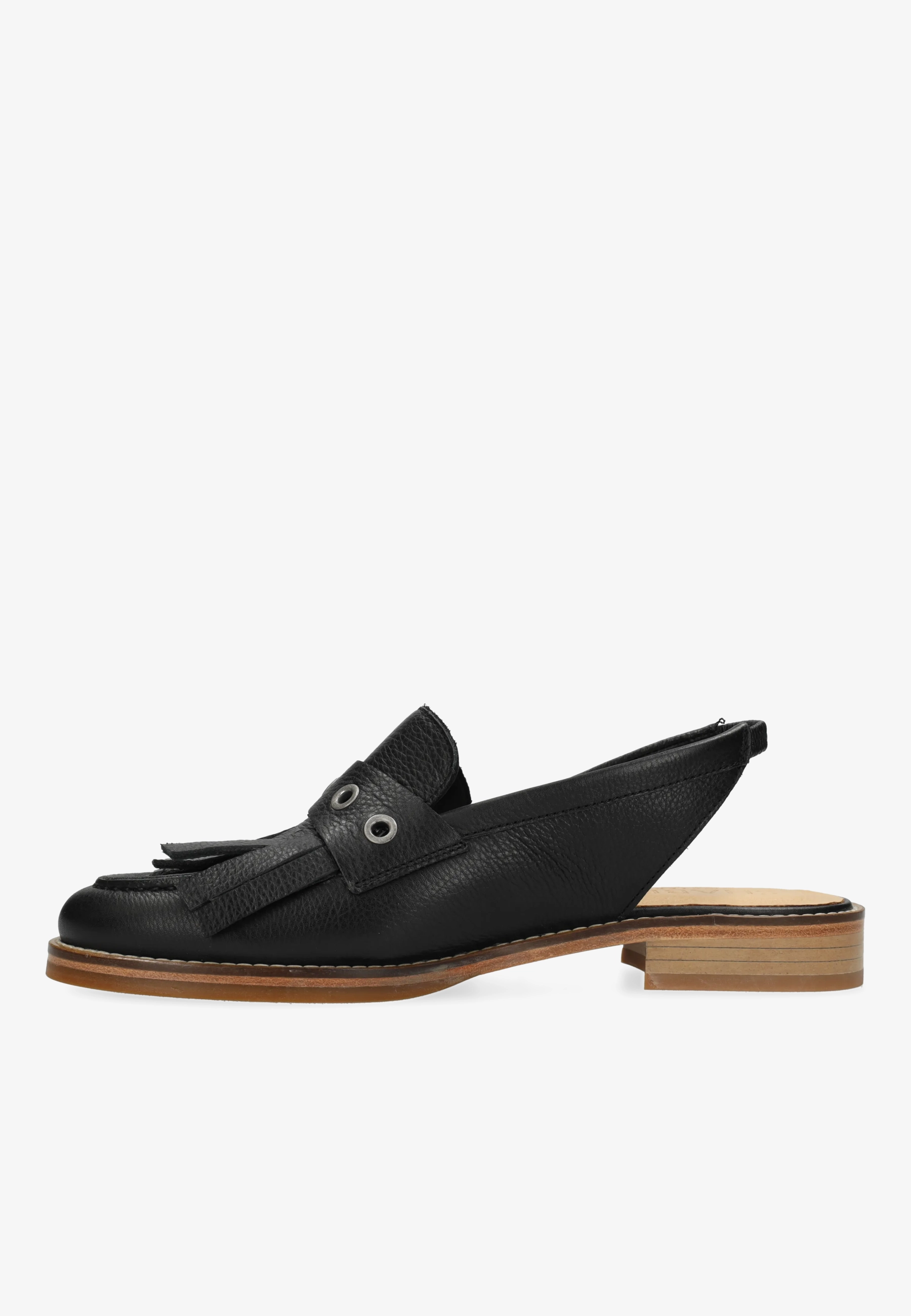 Fes slingback Leer Zwart