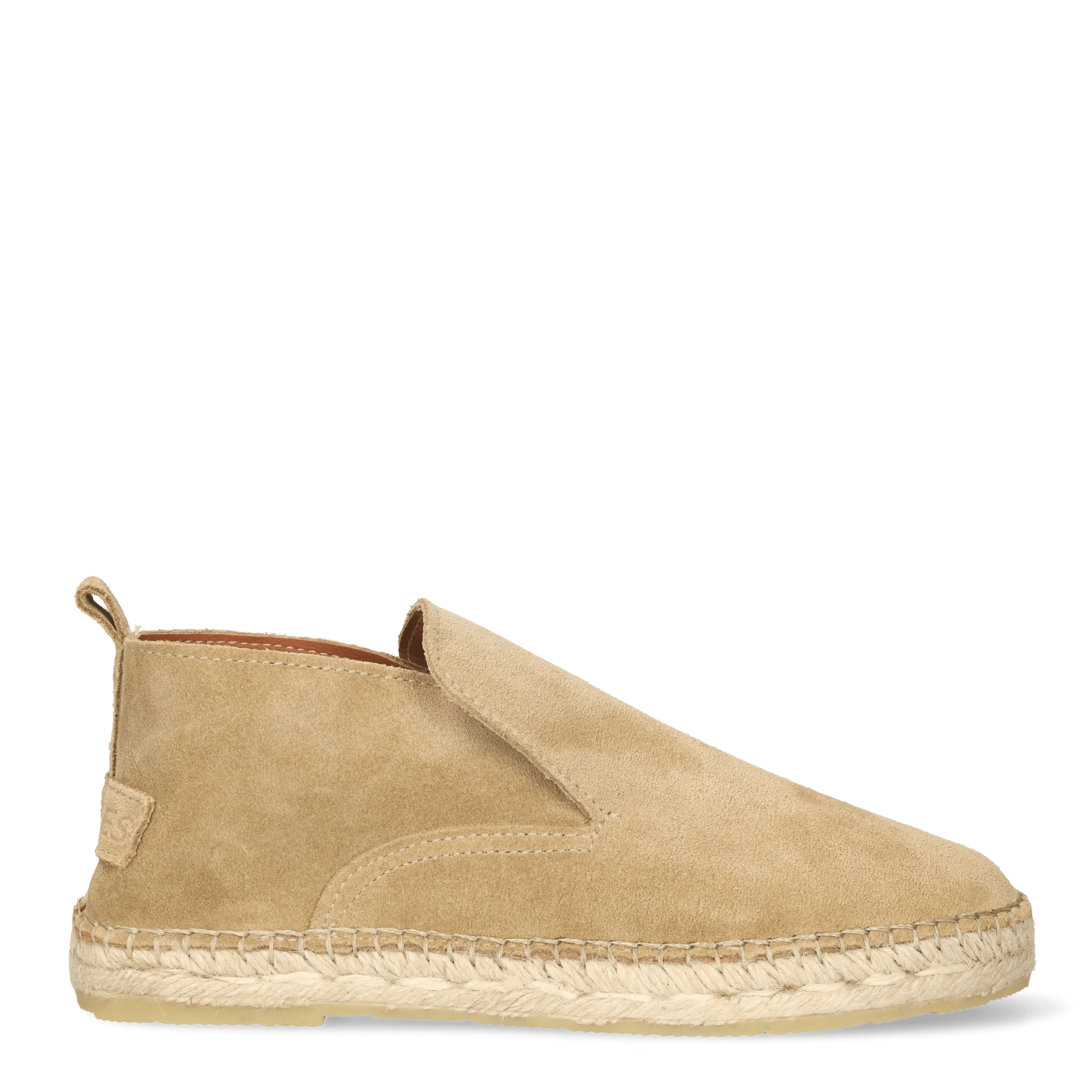 Elche Lofa espadrille Suède Donker zand