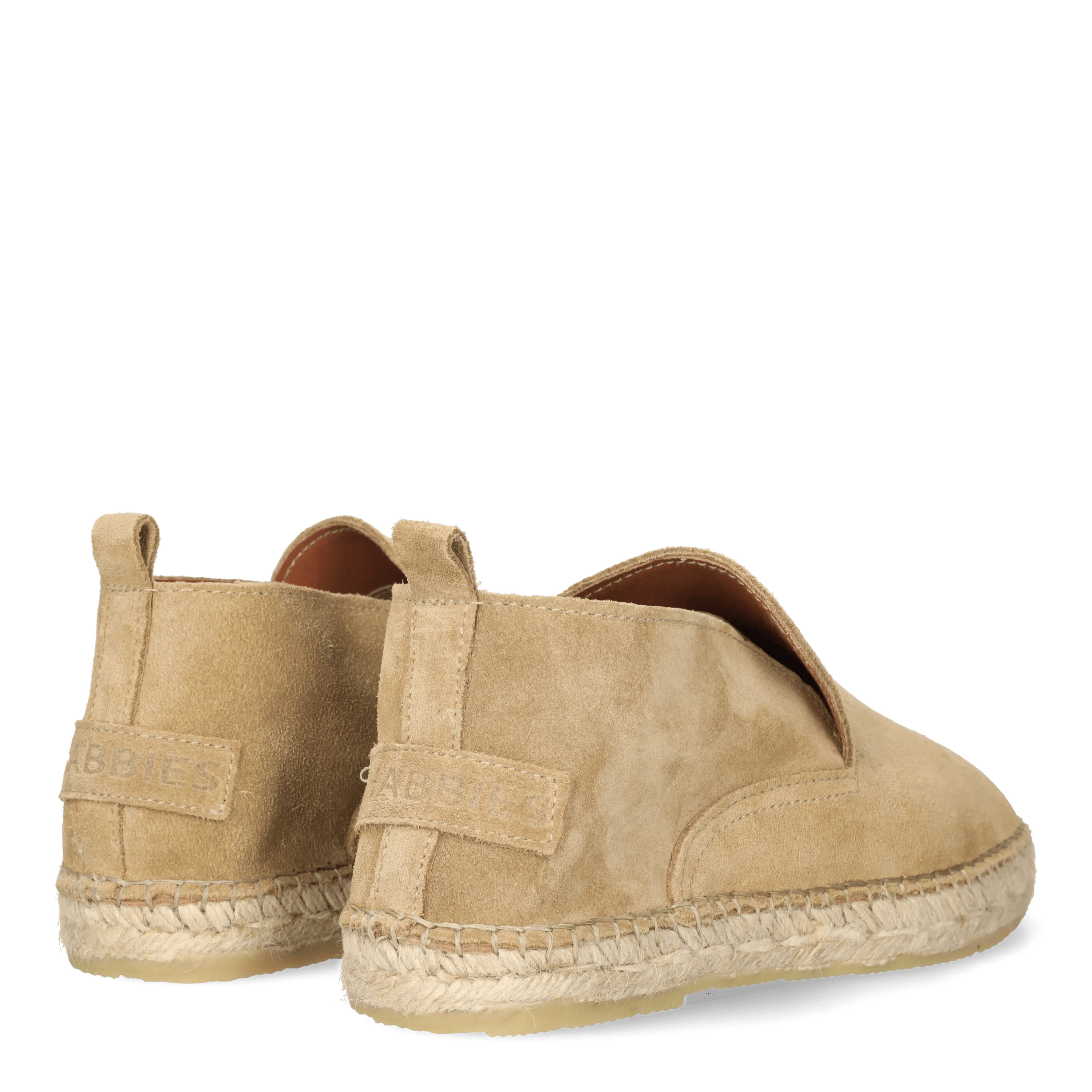 Elche Lofa espadrille Suède Donker zand