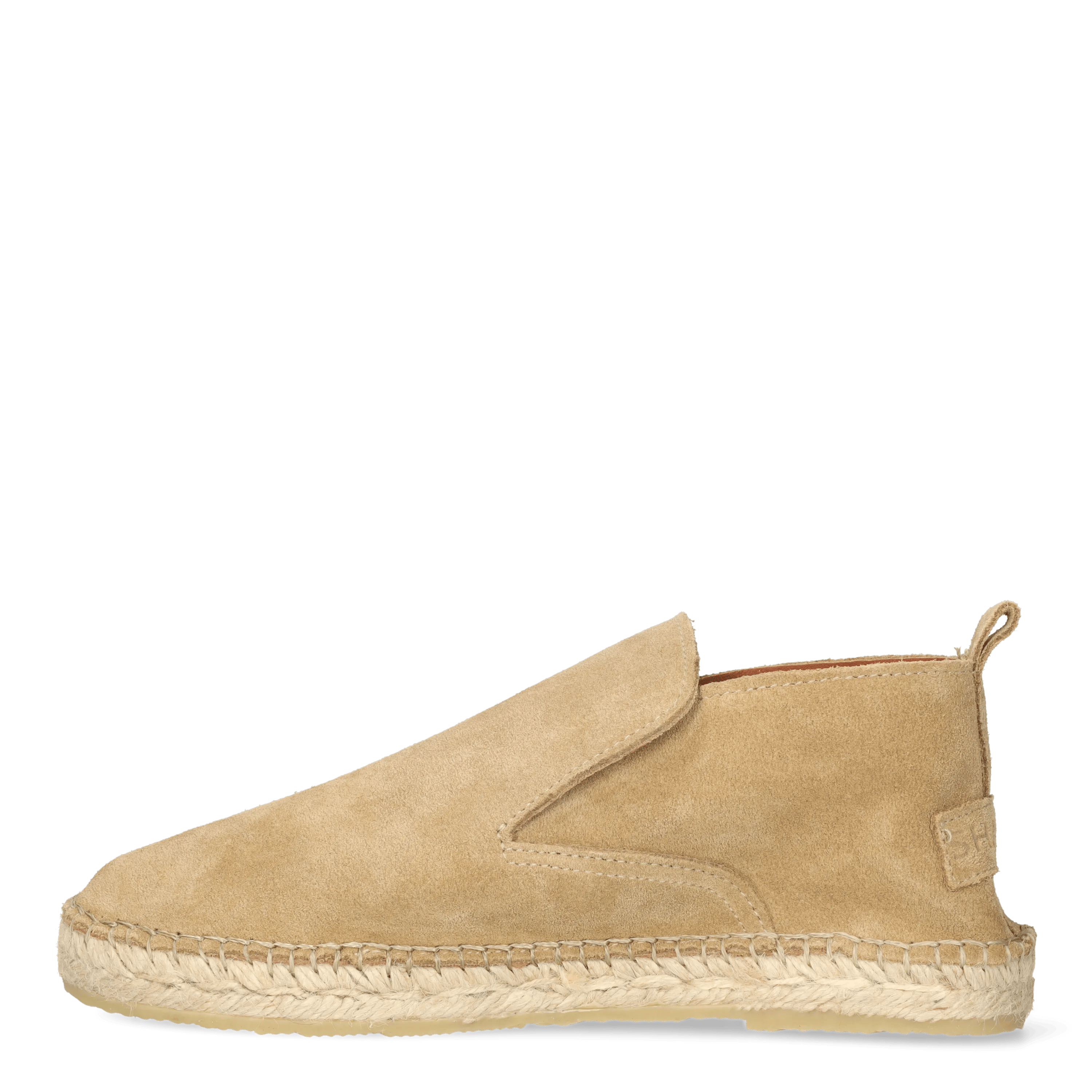 Elche Lofa espadrille Suède Donker zand