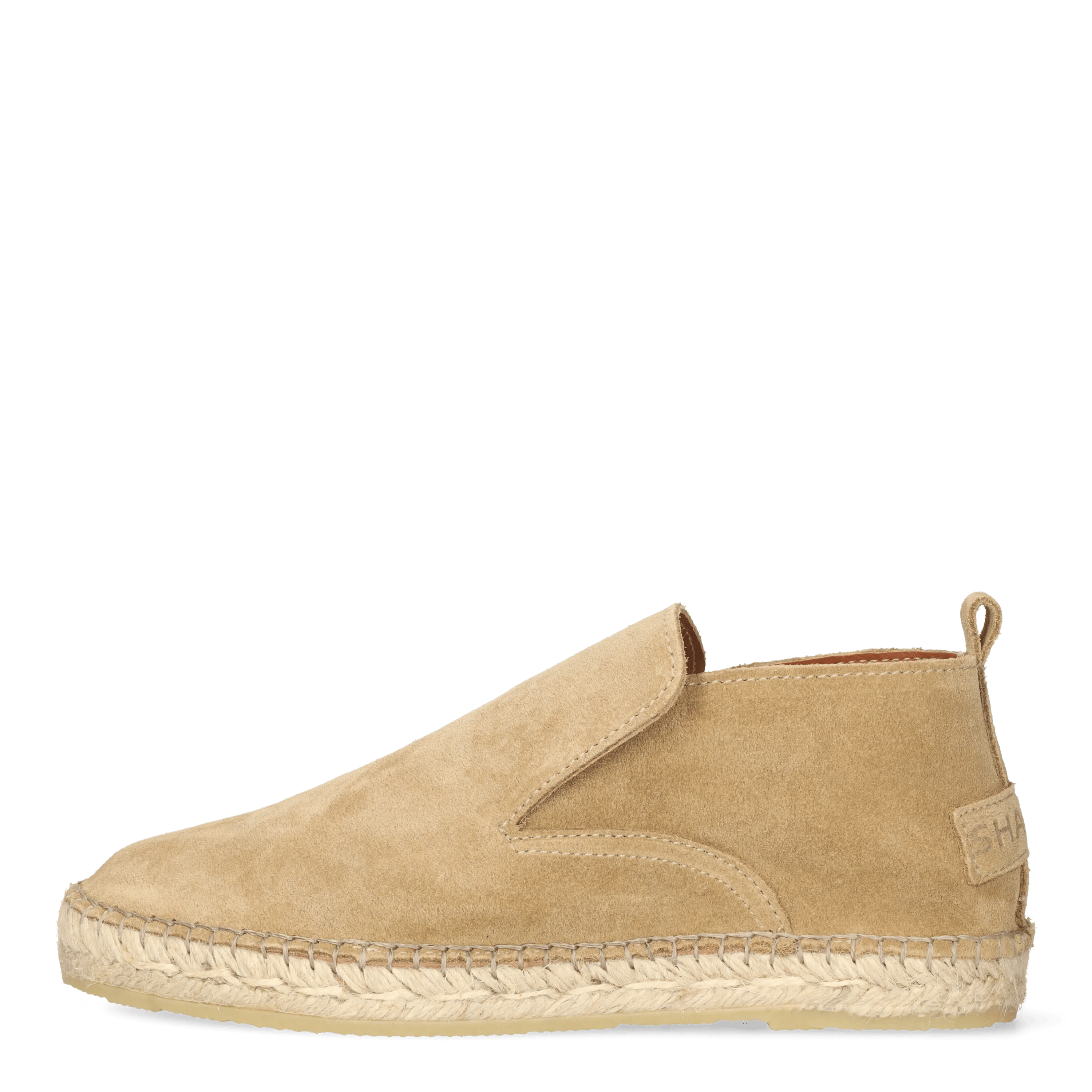 Elche Lofa espadrille Suède Donker zand