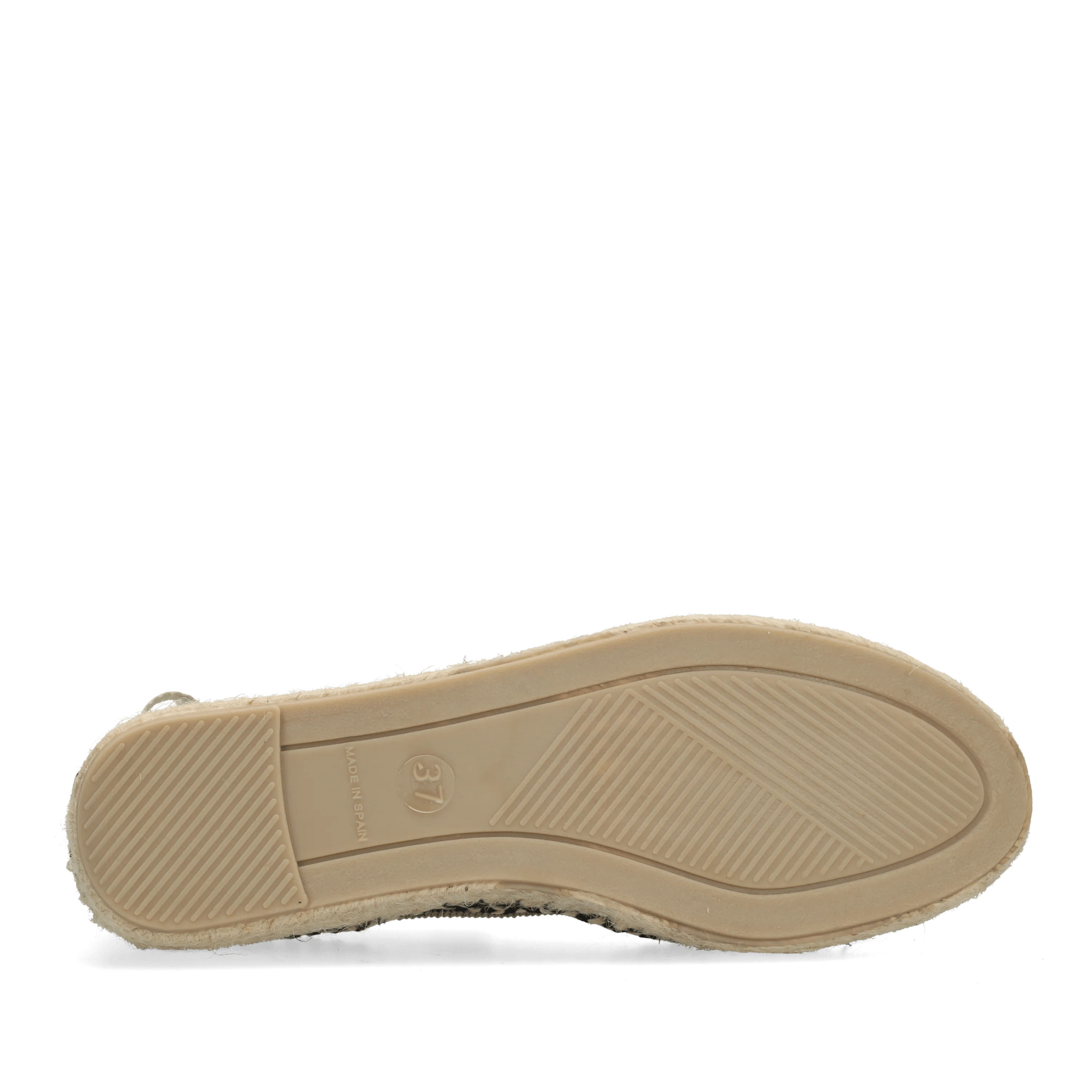 Palma Kimono espadrille geweven Beige/Zwart
