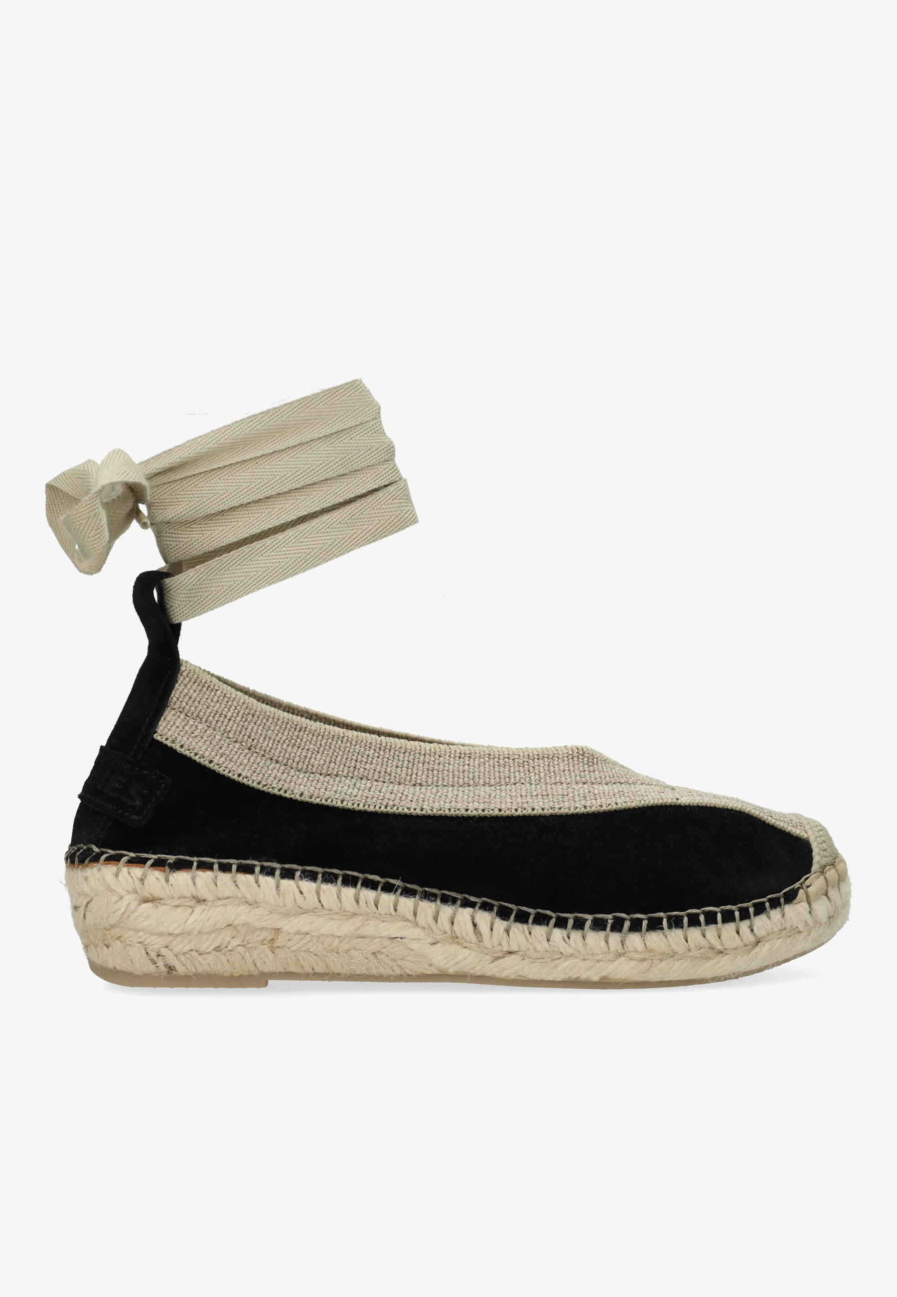 Palma Kimono espadrille Suède Zwart