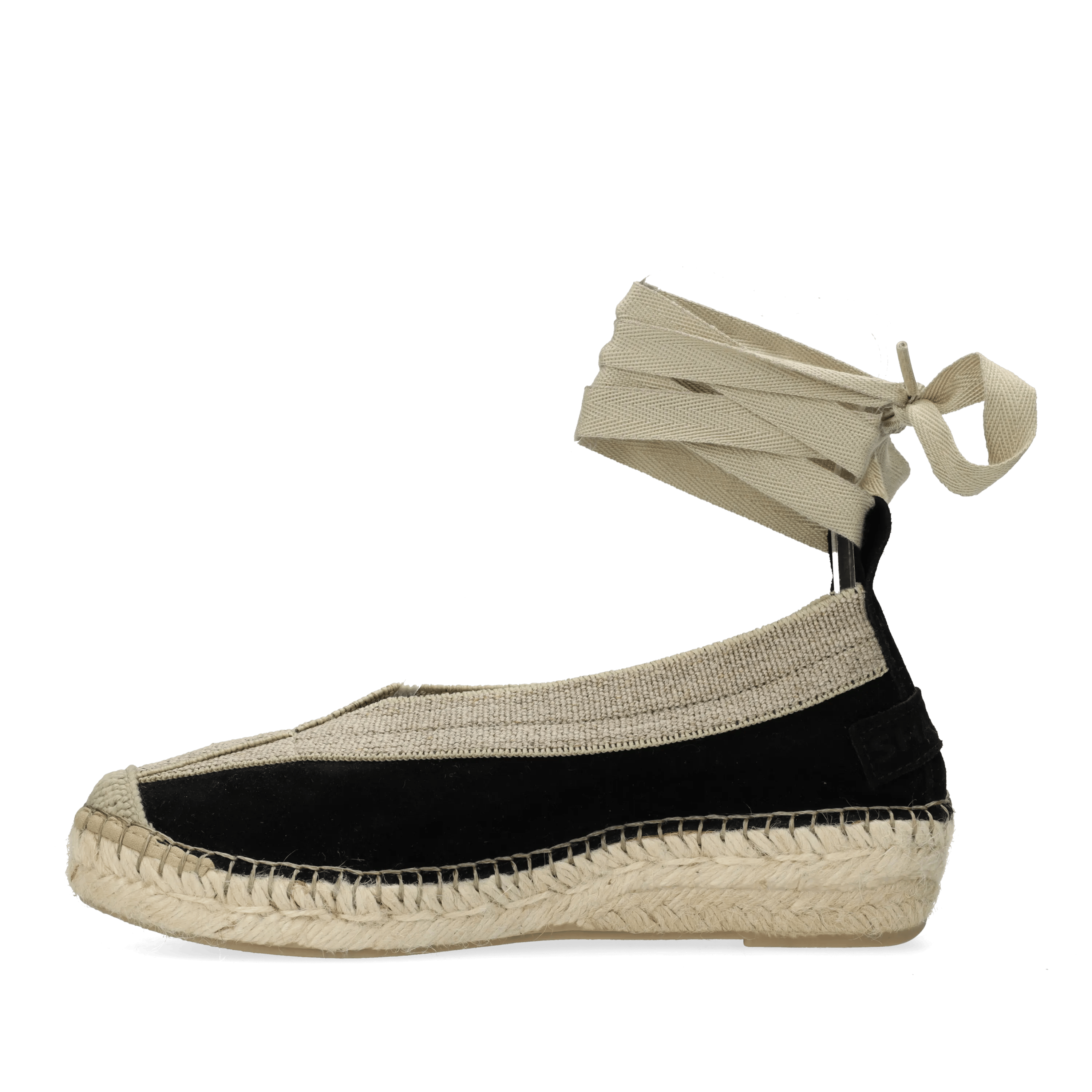 Palma Kimono espadrille Suède Zwart