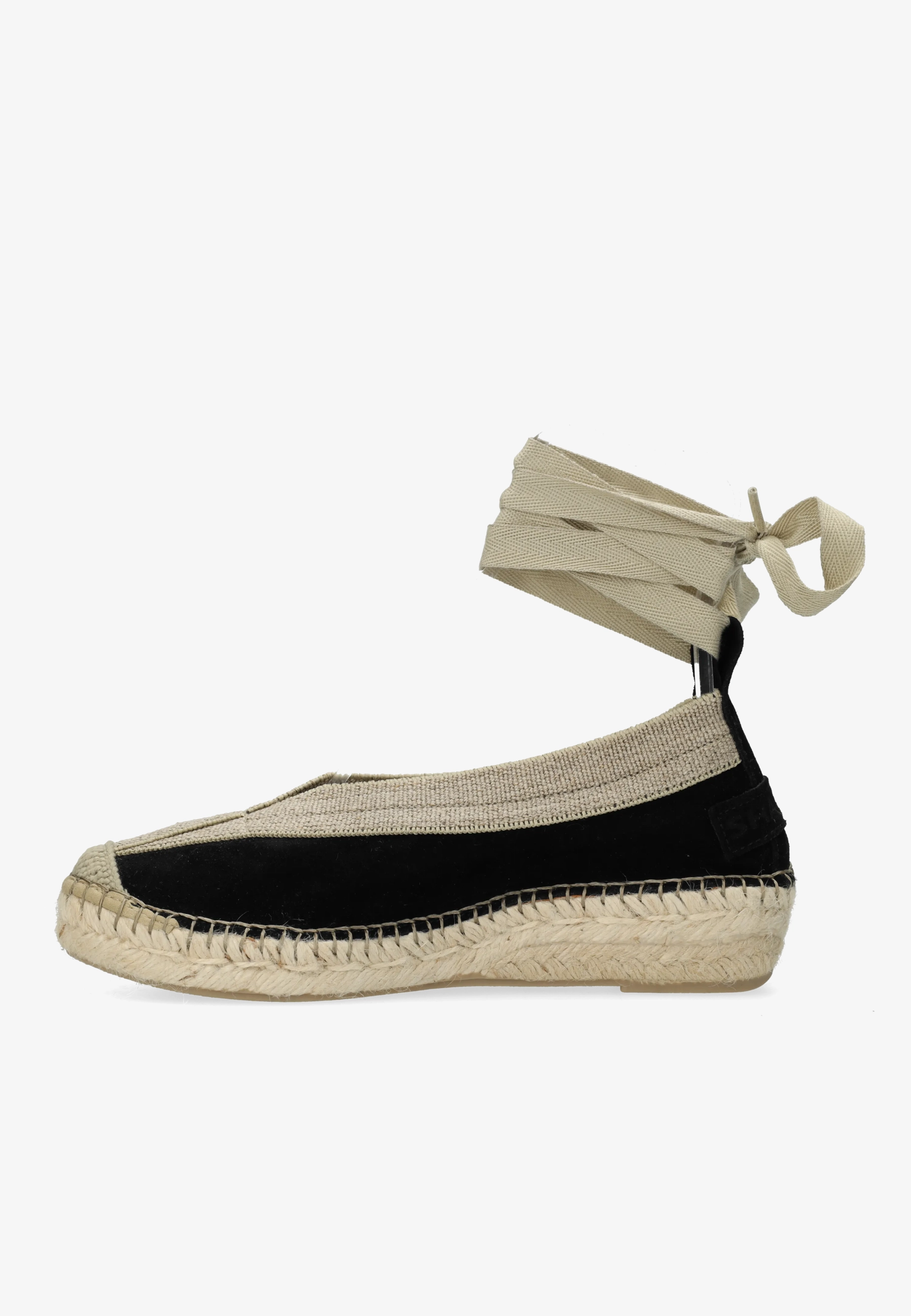 Palma Kimono espadrille Suède Zwart
