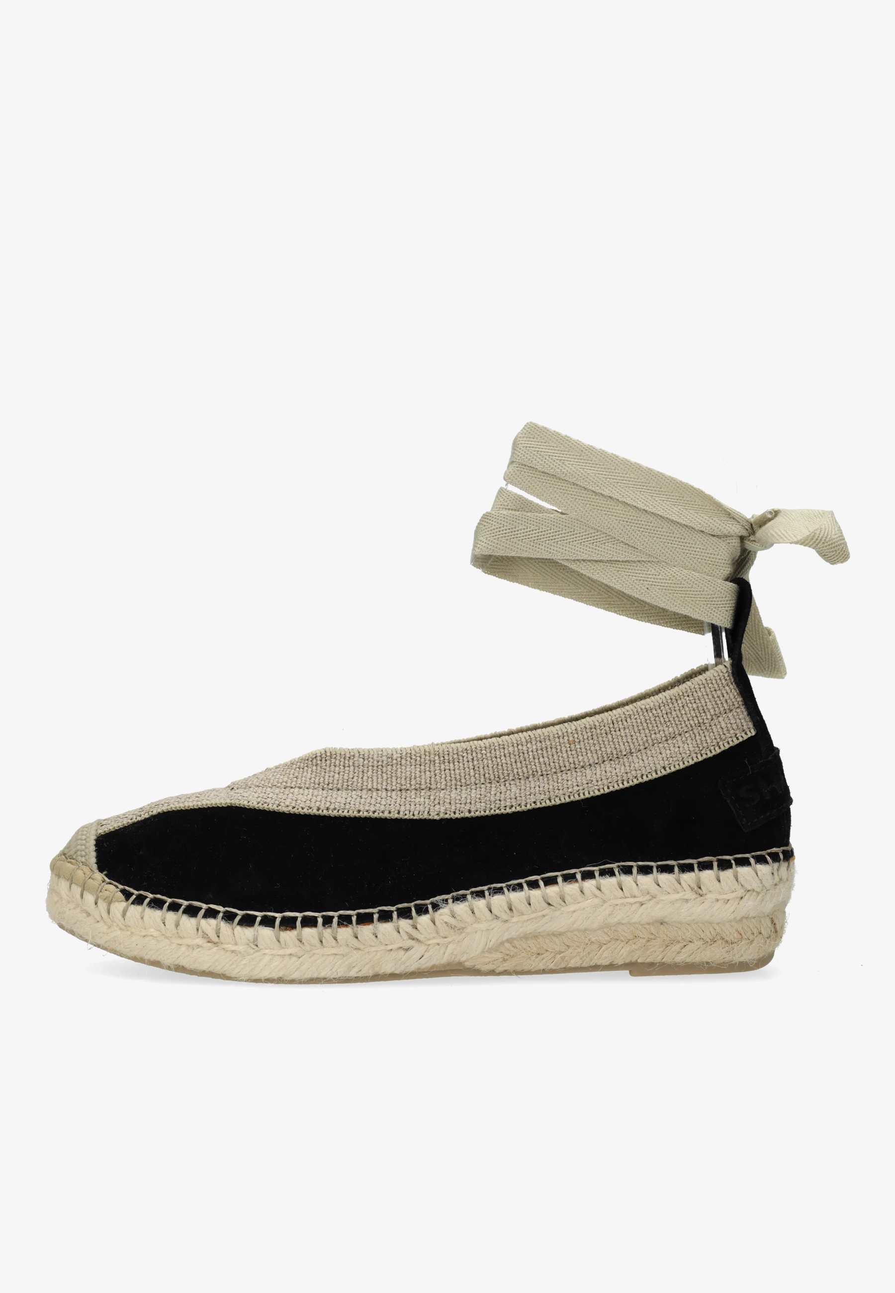Palma Kimono espadrille Suède Zwart