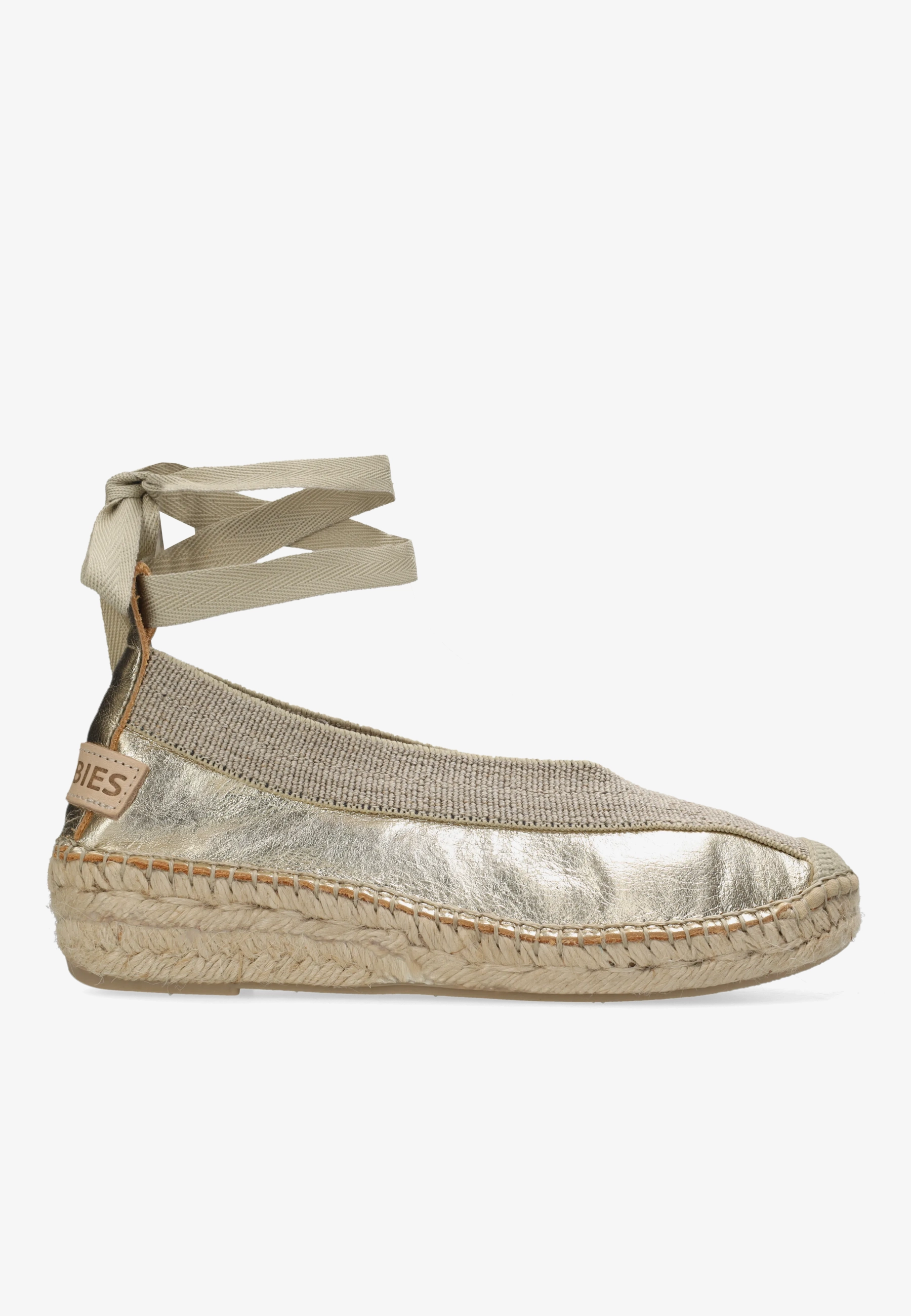 Palma Kimono espadrille Metallic Lichtgoud