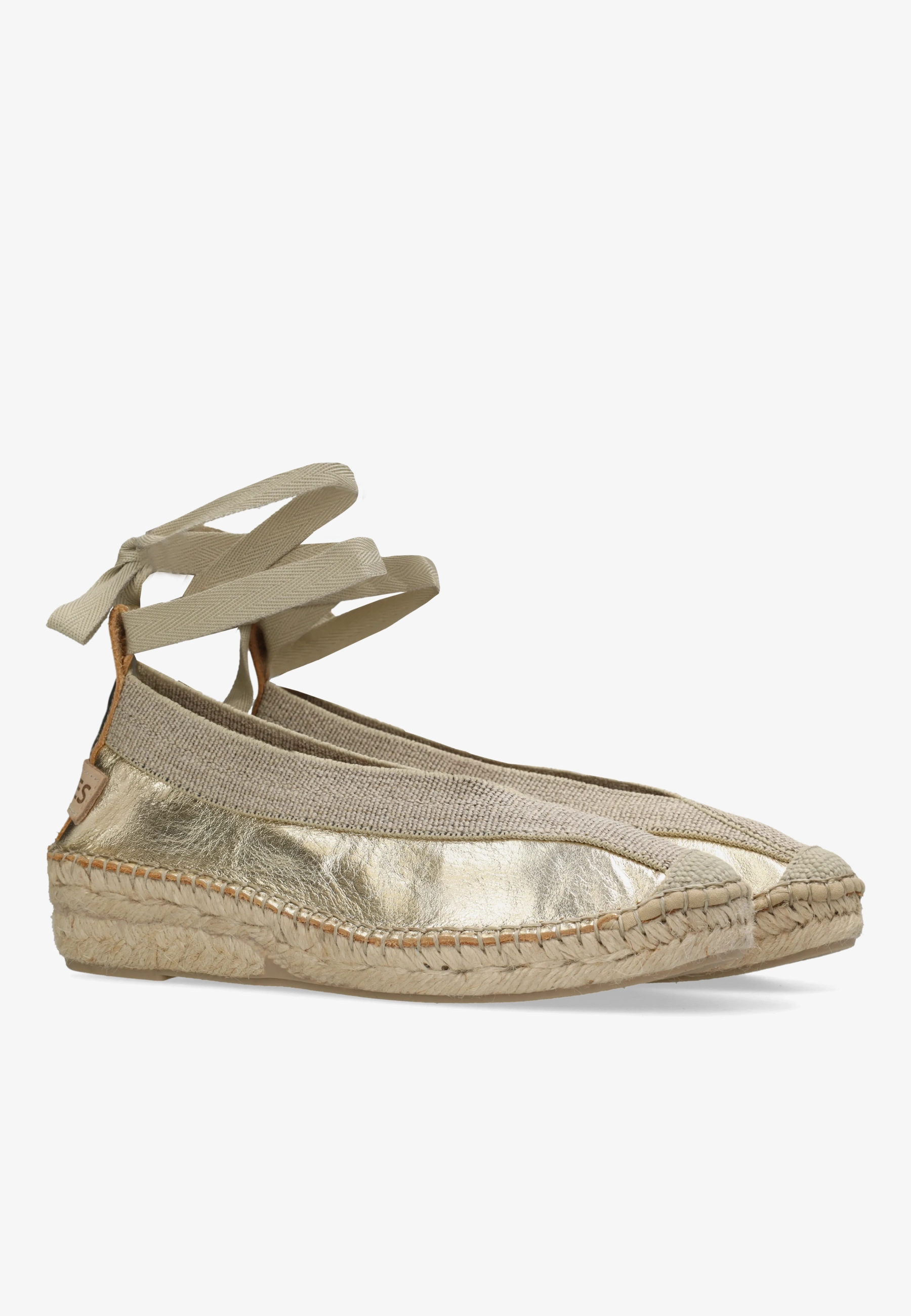 Palma Kimono espadrille Metallic Lichtgoud