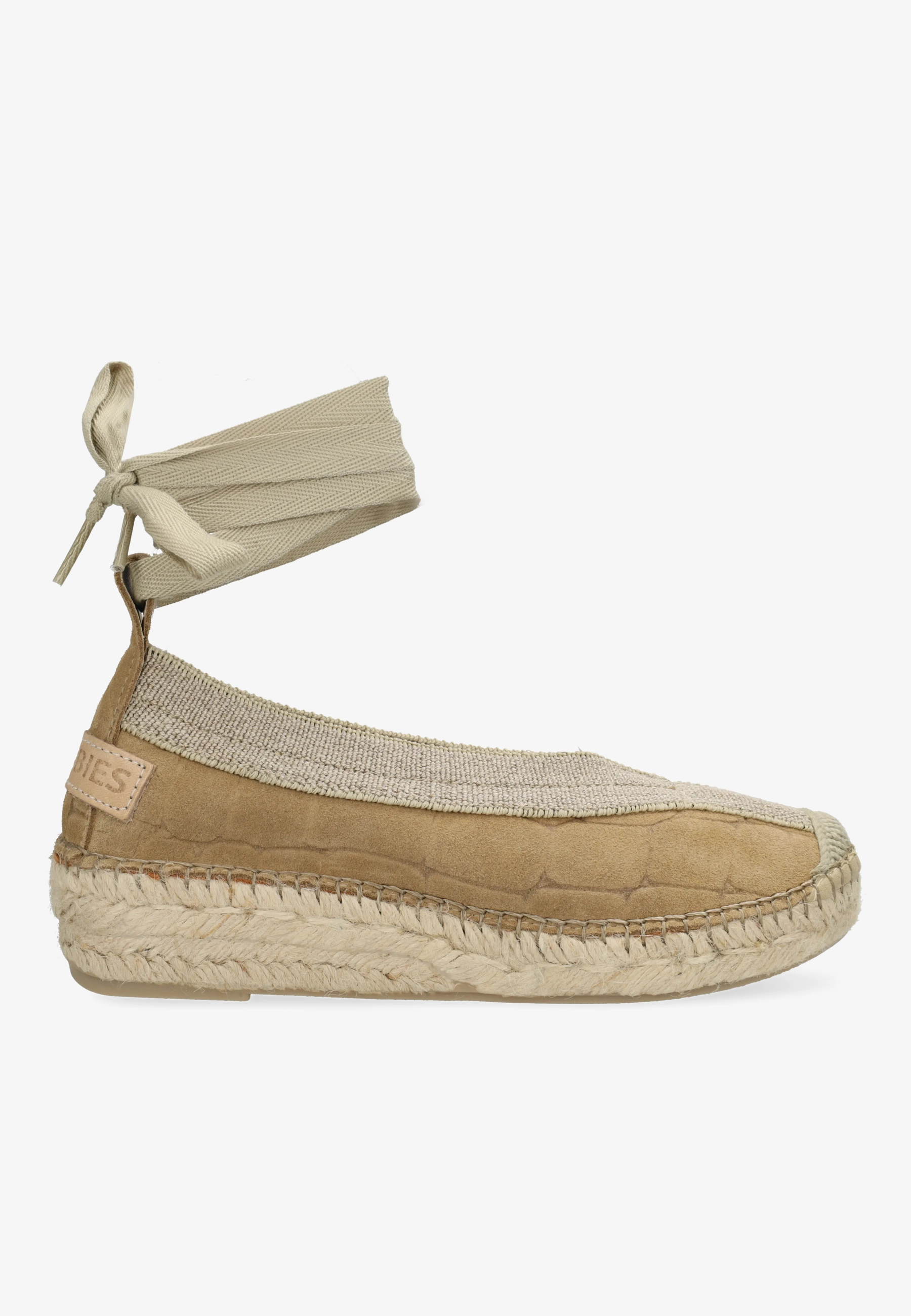 Palma Kimono Espadrille Croco Sand