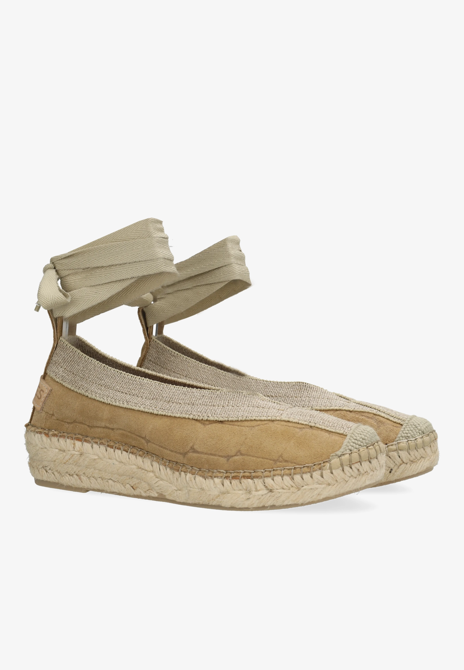 Palma Kimono Espadrille Croco Sand
