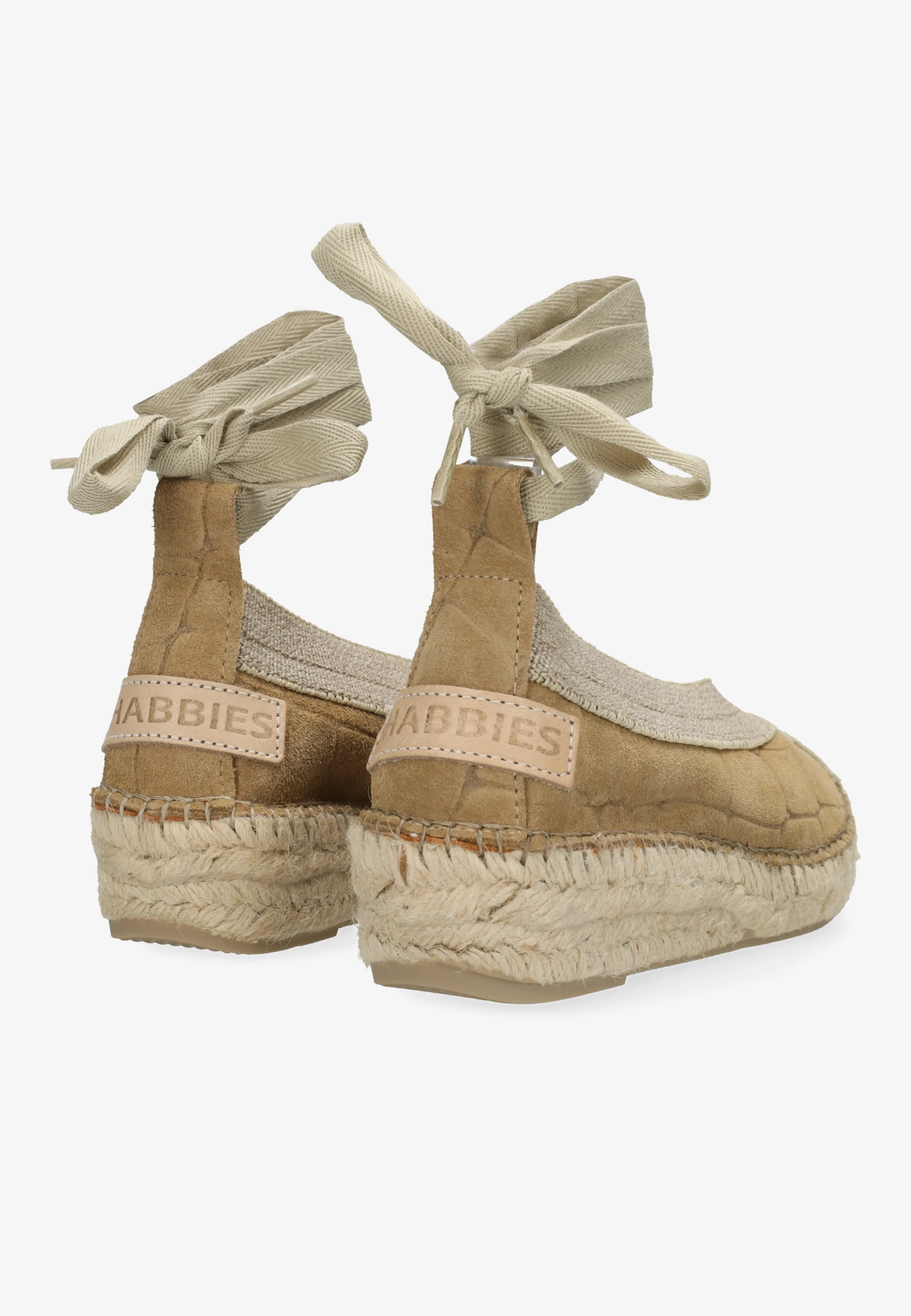 Palma Kimono Espadrille Croco Sand