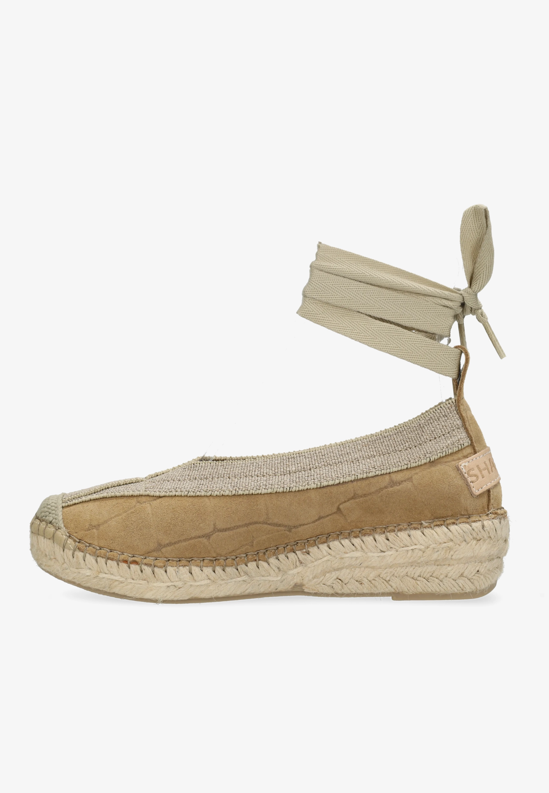 Palma Kimono Espadrille Croco Sand