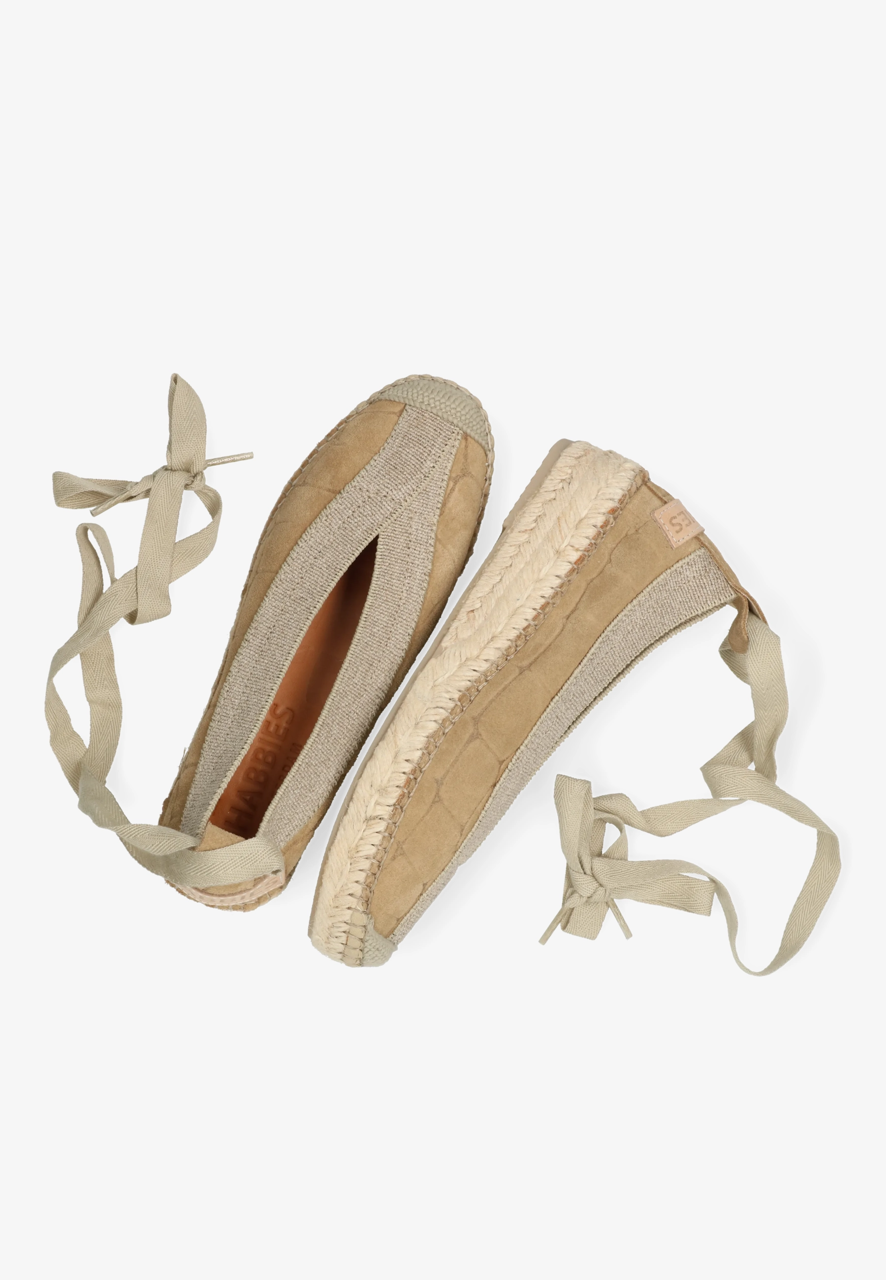 Palma Kimono Espadrille Croco Sand