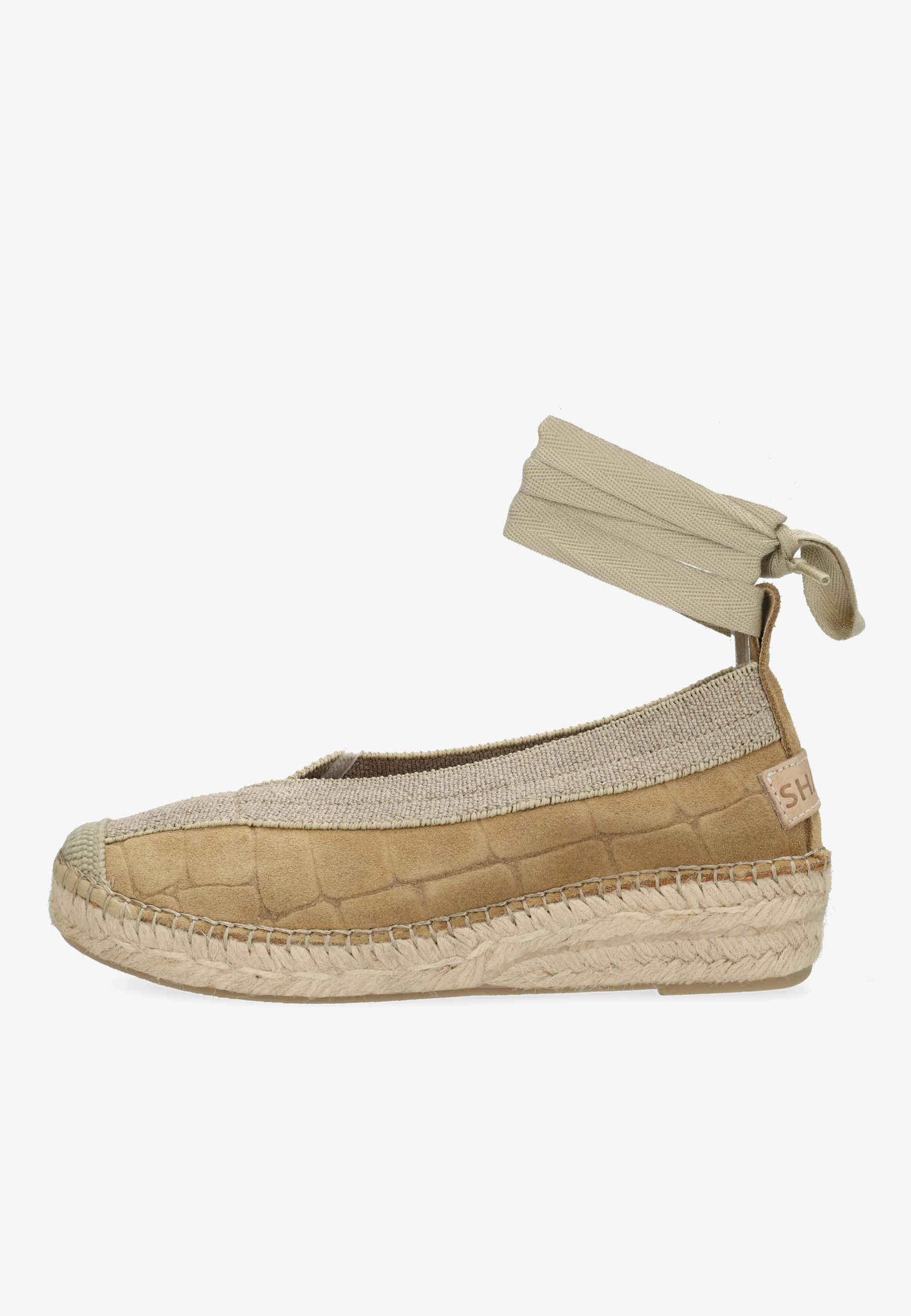 Palma Kimono Espadrille Croco Sand