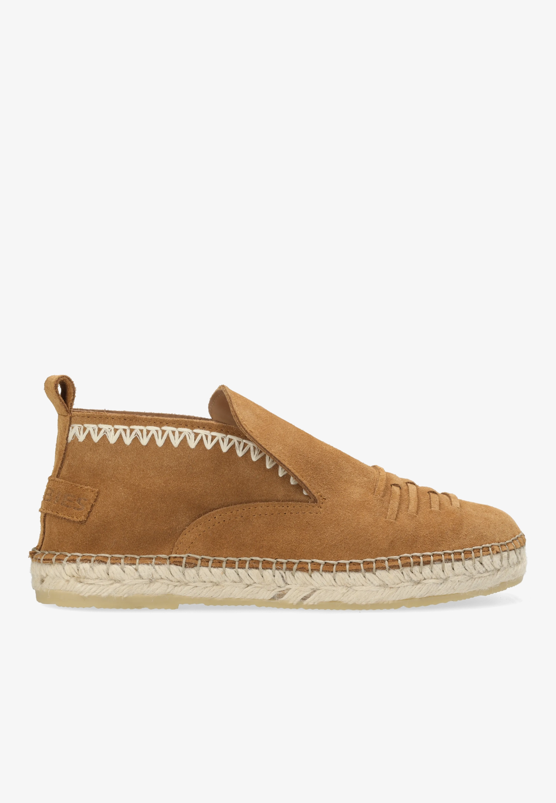 Elche Lofa Bohemia espadrille Suède Cognac