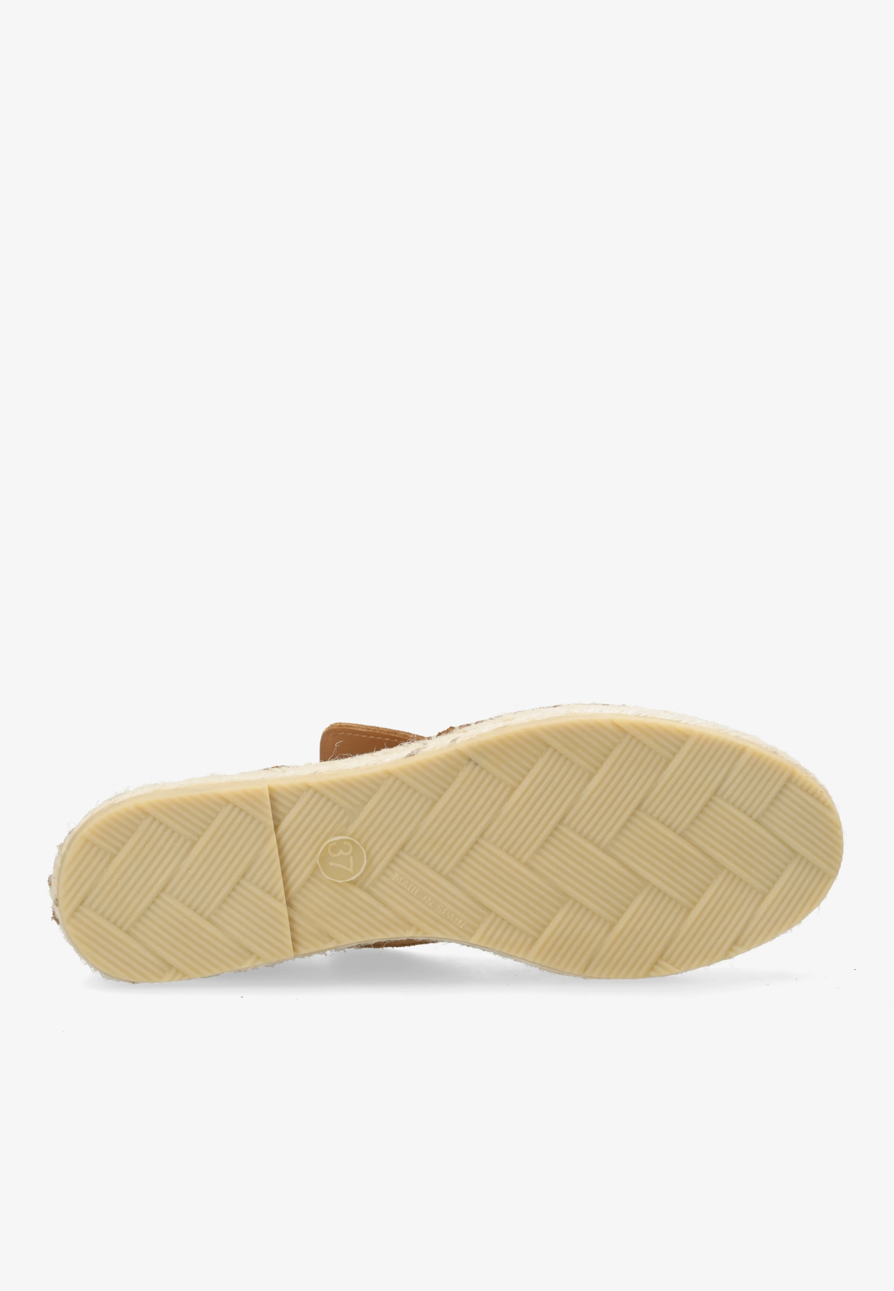 Elche Lofa Bohemia espadrille Suède Cognac