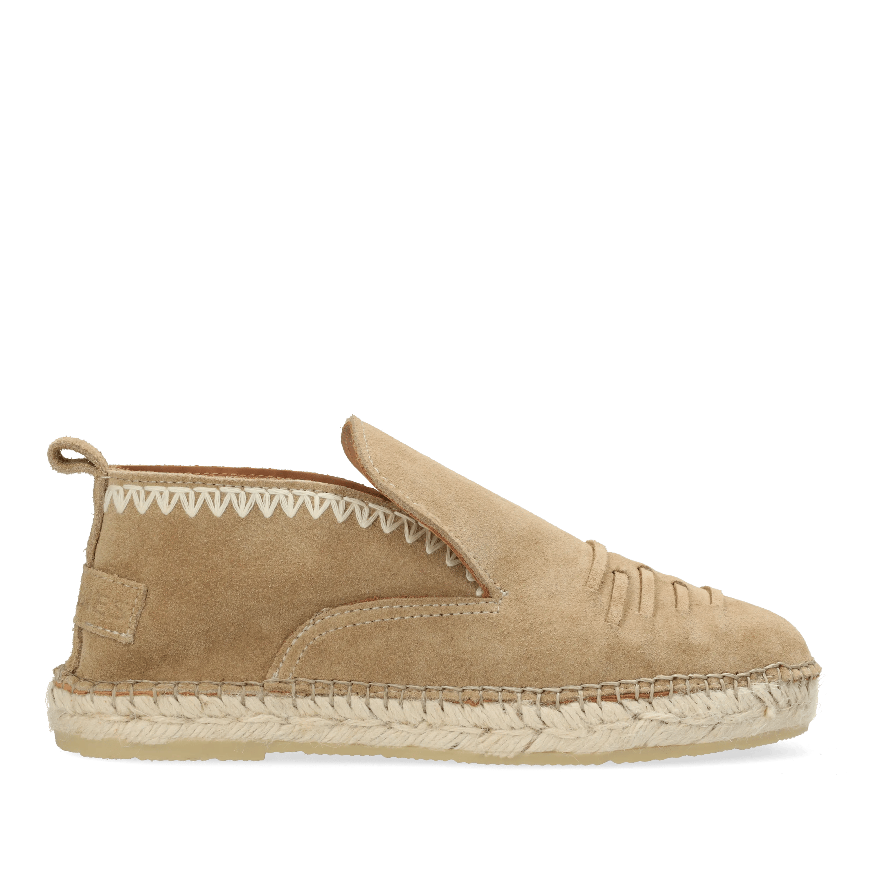 Elche Lofa Bohemia Espadrille Veloursleder Sand