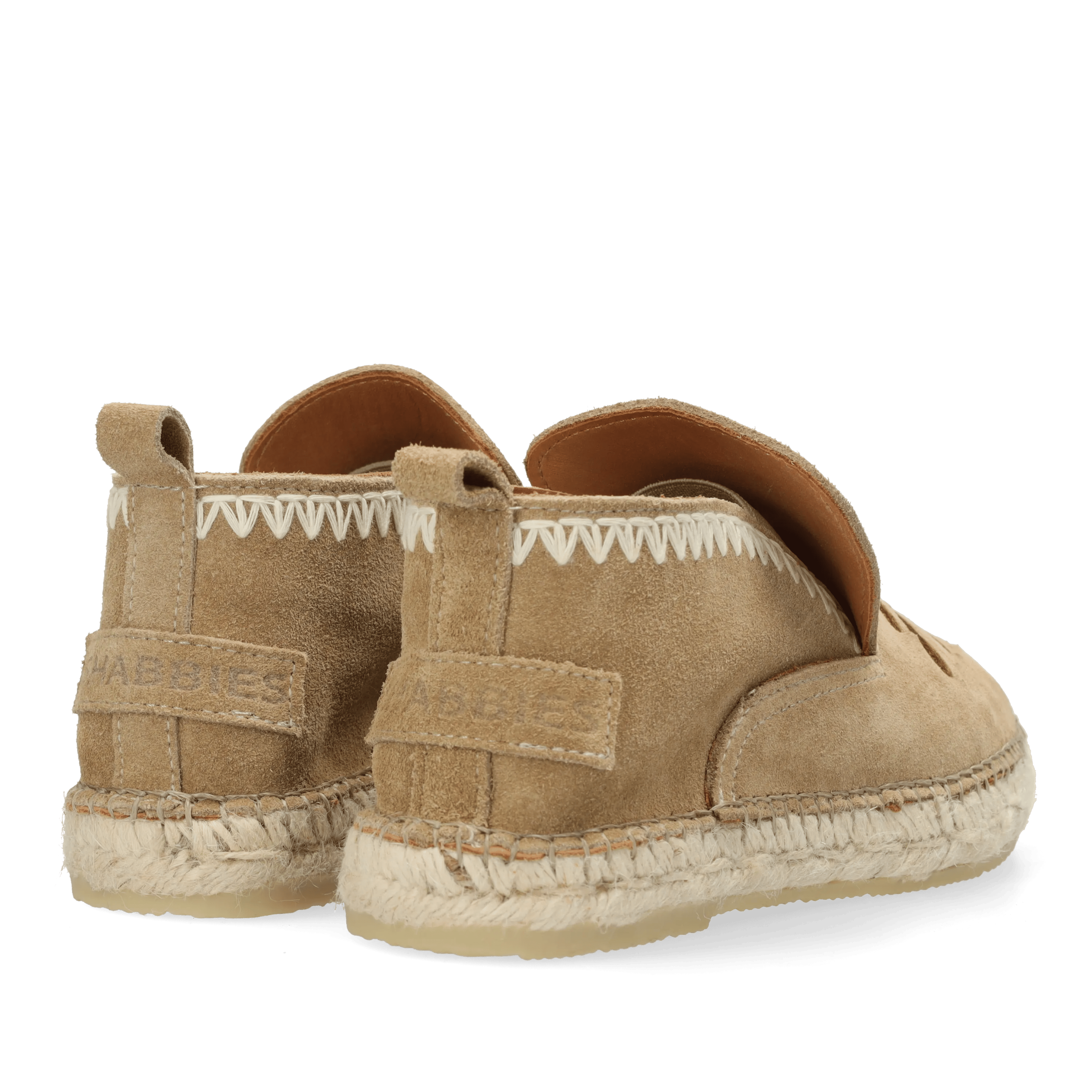 Elche Lofa Bohemia Espadrille Veloursleder Sand