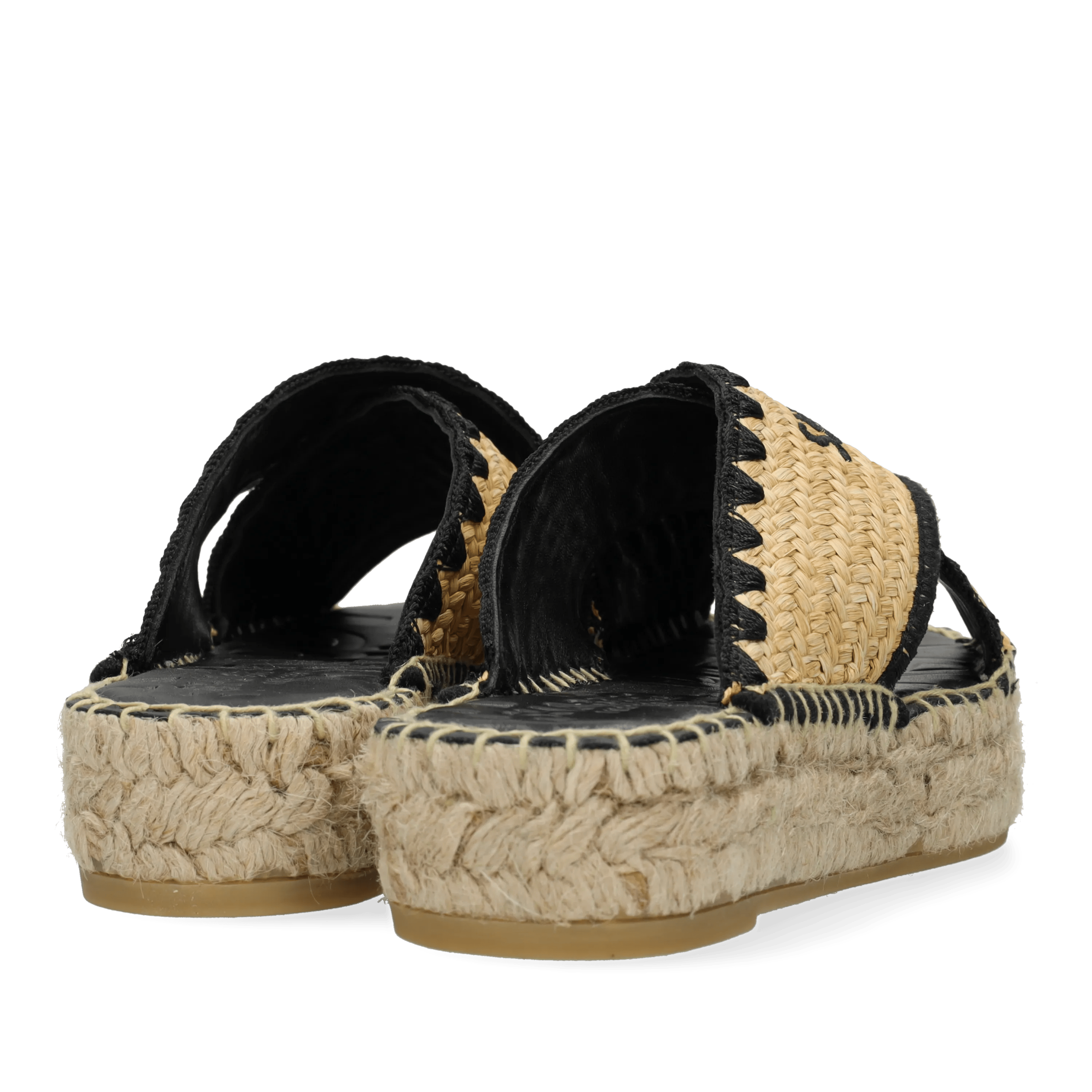 Kira Cross Espadrille Raffia Natural