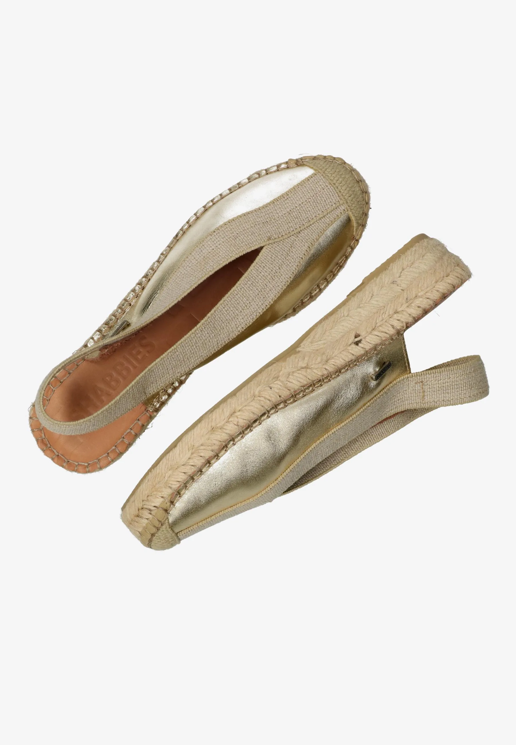 Palma Ki Sling Espadrille Metallic Light Gold