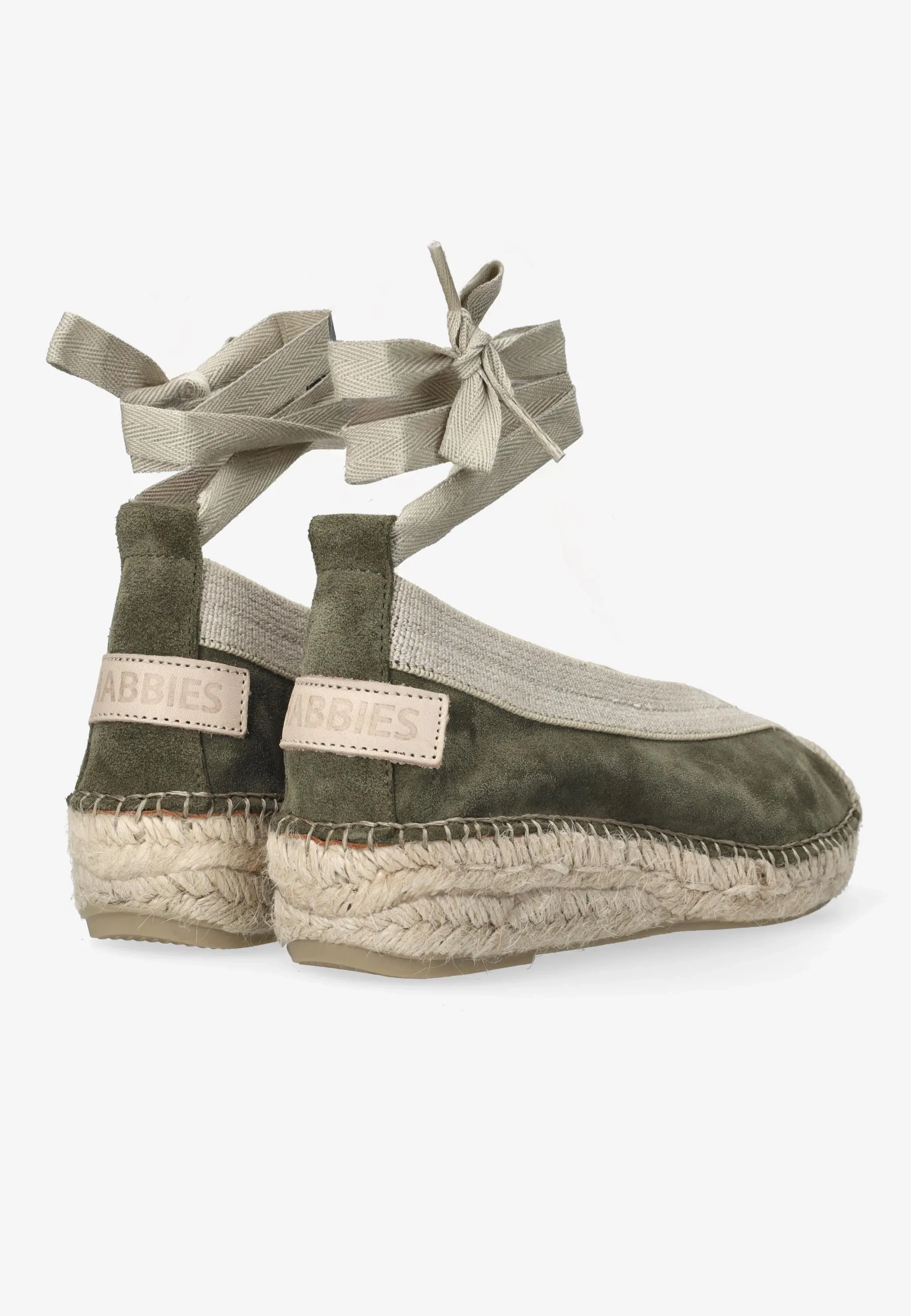 Palma Kimono suède Legergroen