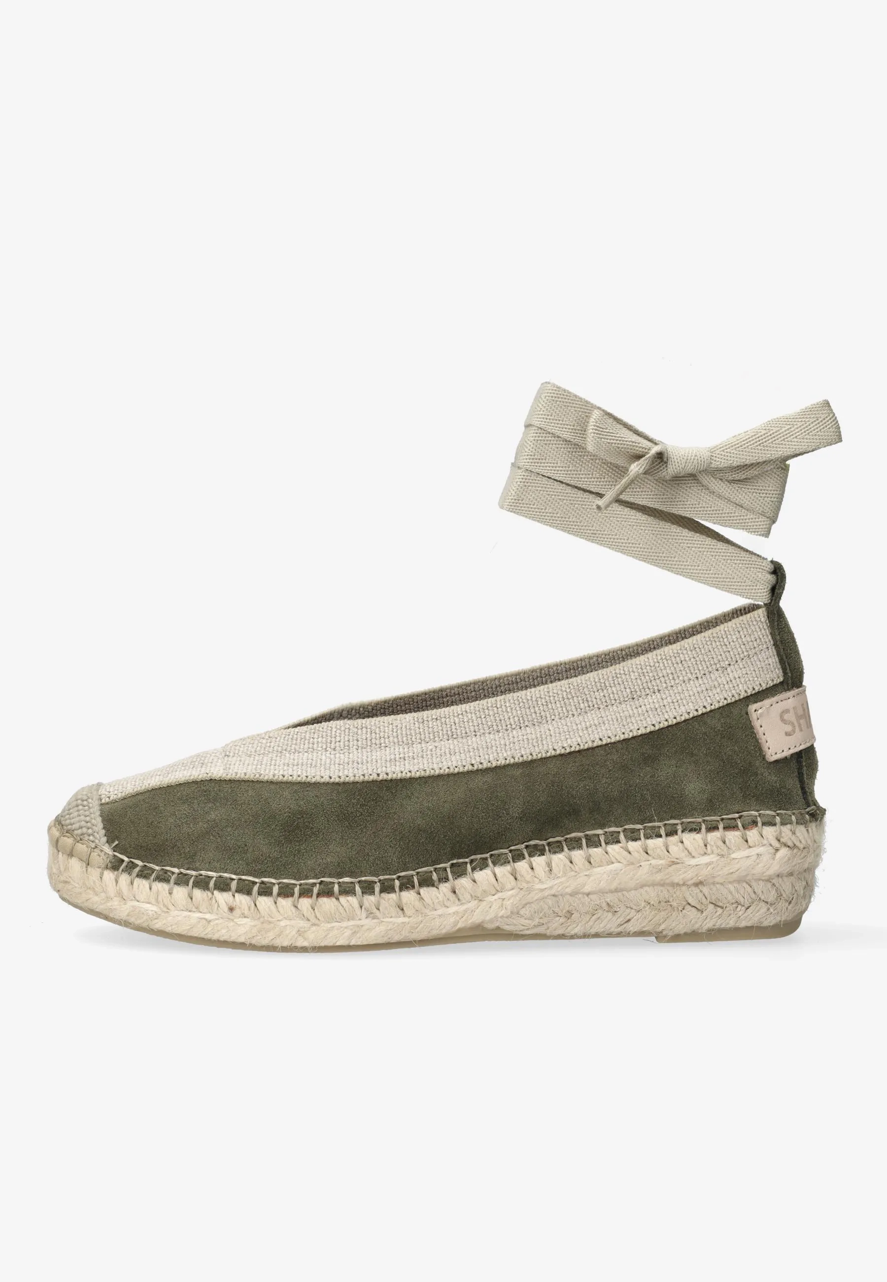 Palma Kimono suède Legergroen